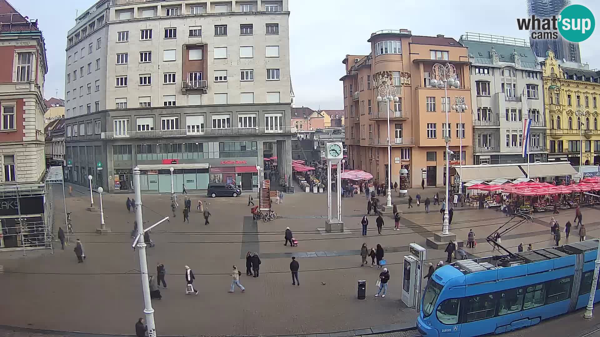 Spletna kamera Zagreb Ban Jelačić