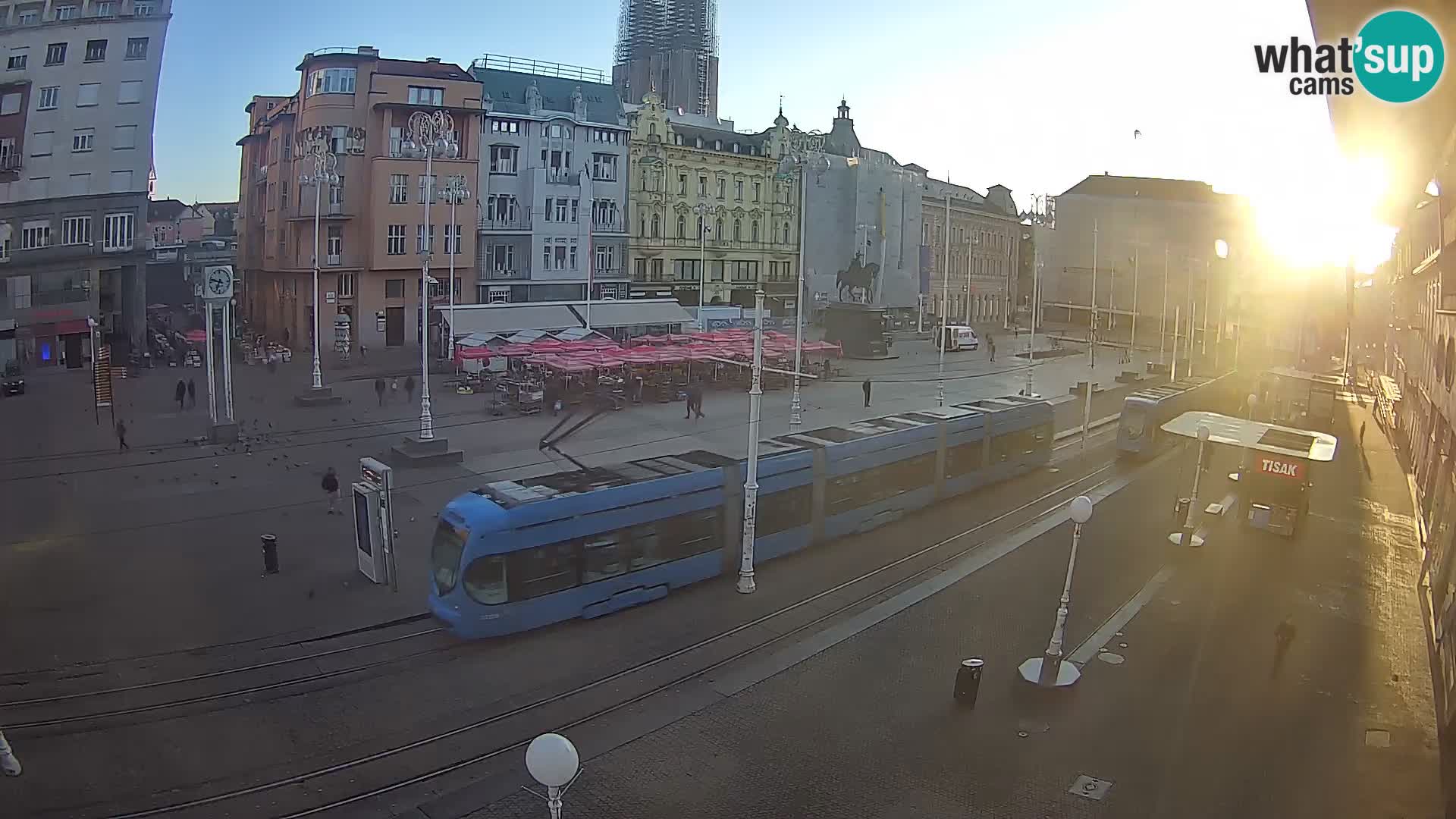 Zagreb live cam Bana Jelačića