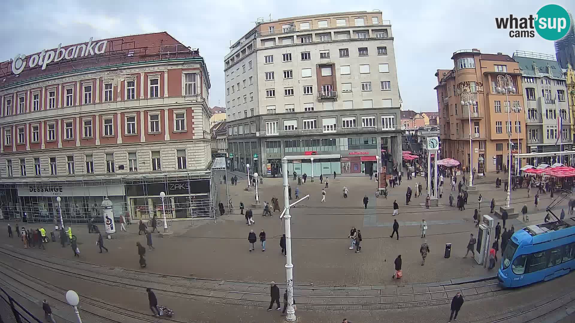 Zagreb live cam Bana Jelačića