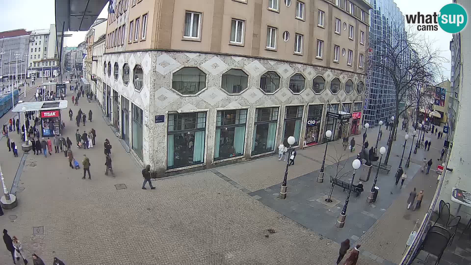Webcam Zagabria Ban Jelacic piazza | Croazia