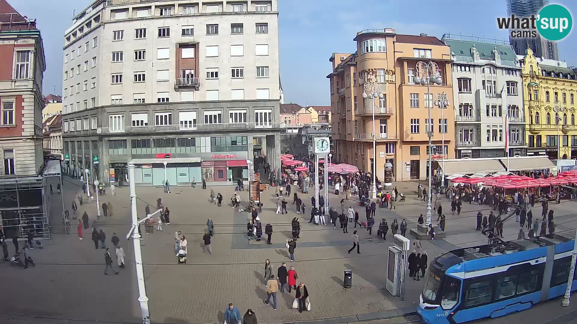 Spletna kamera Zagreb Ban Jelačić