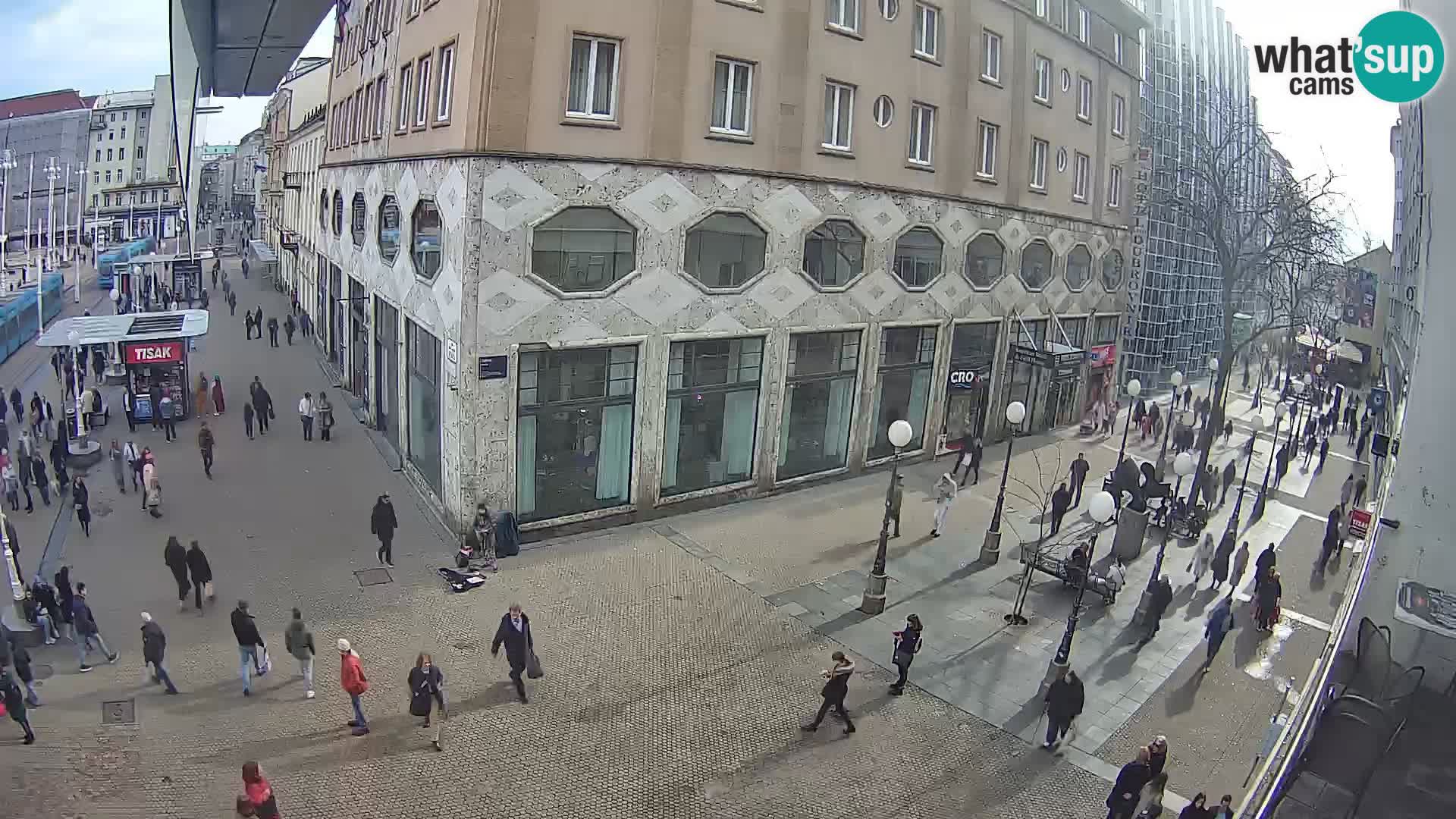 Webcam Zagabria Ban Jelacic piazza | Croazia