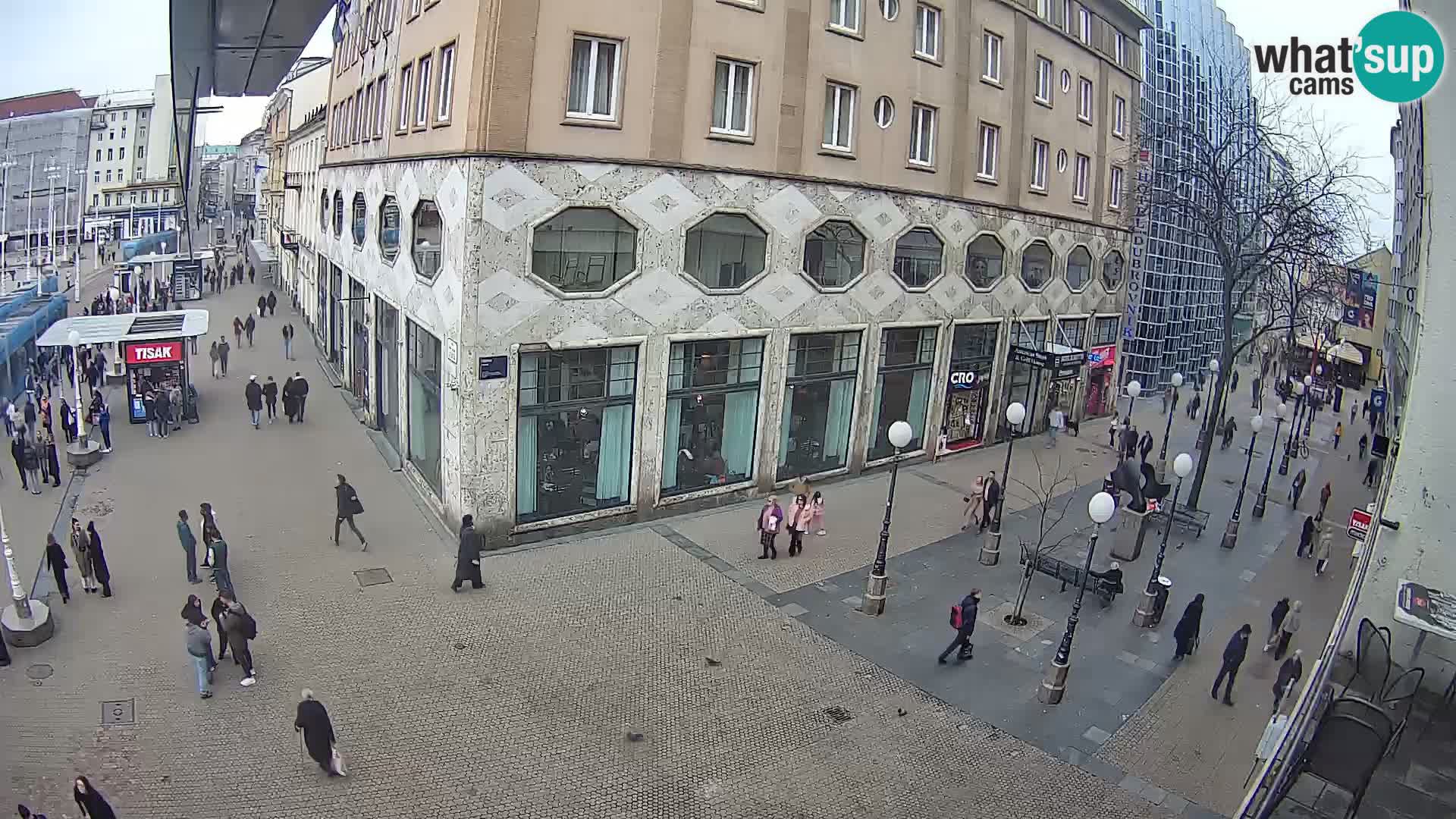 Spletna kamera Zagreb Ban Jelačić