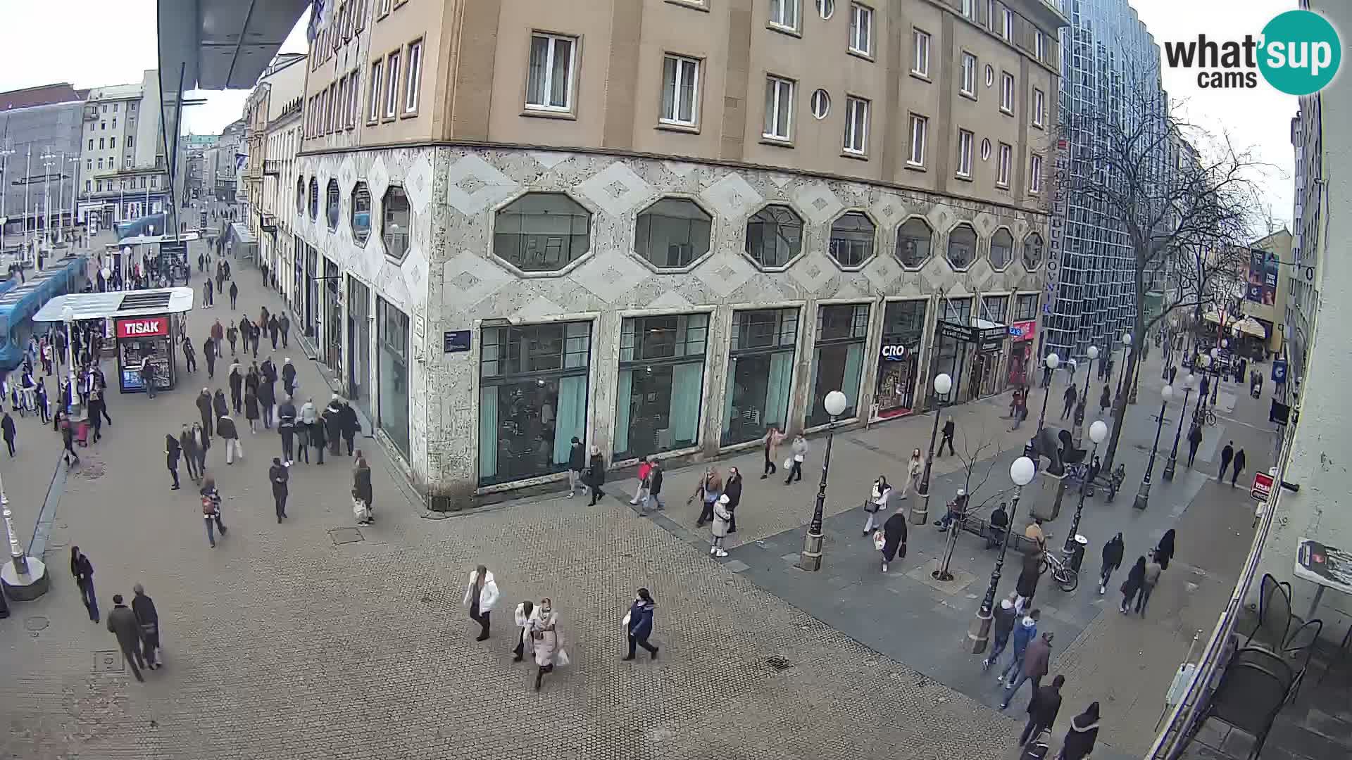 Webcam Zagreb Bana Jelačića square | Croatia