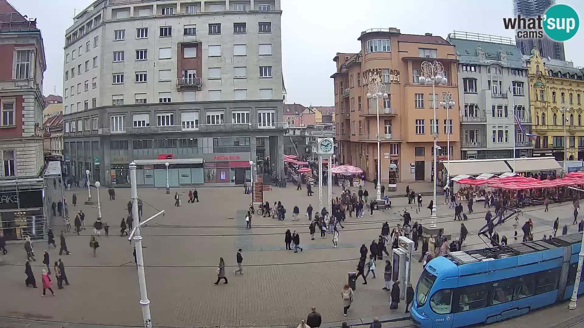 Zagreb live cam Bana Jelačića