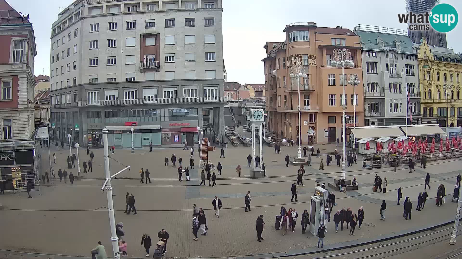 Spletna kamera Zagreb Ban Jelačić
