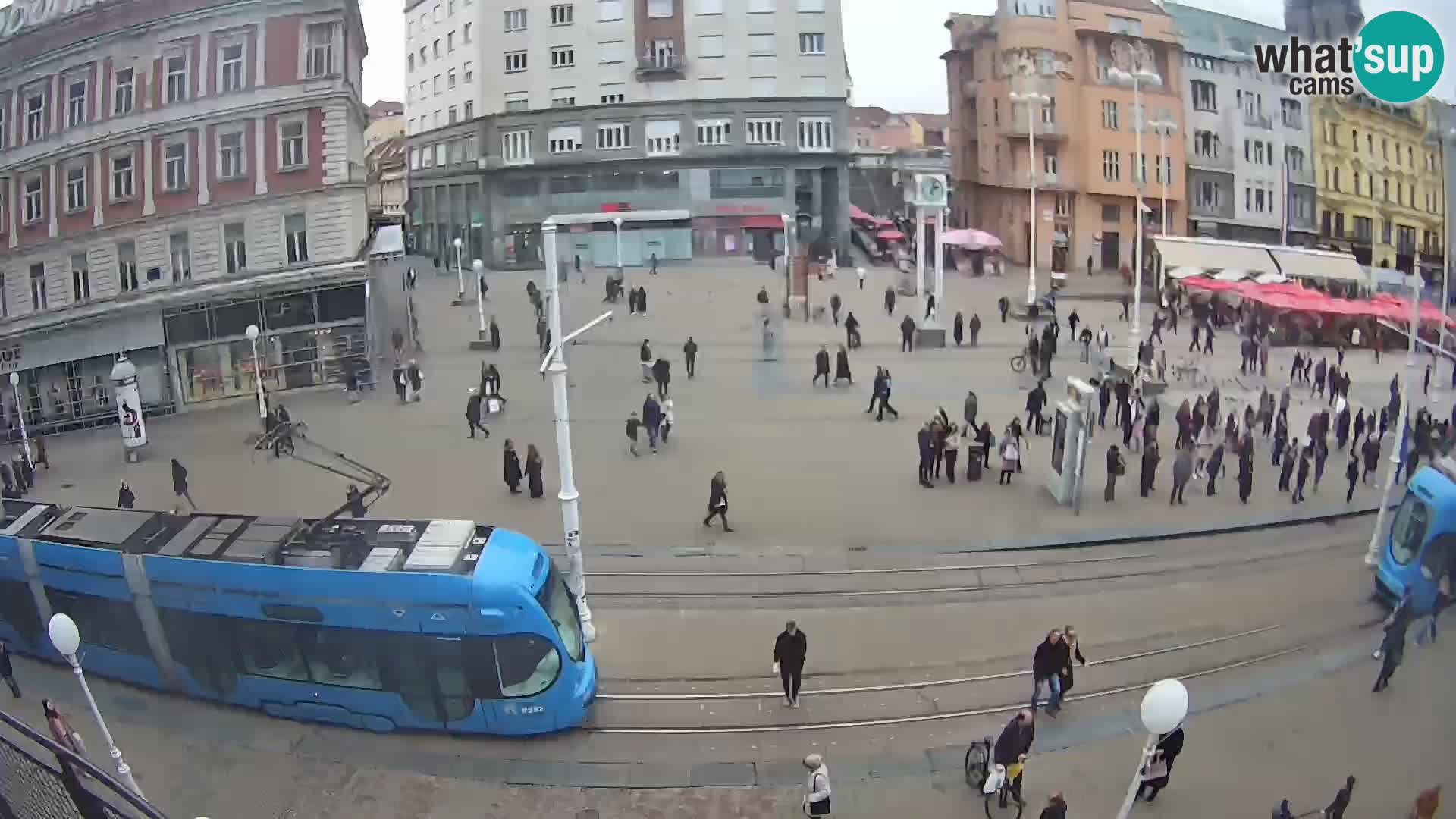 Webcam Zagabria Ban Jelacic piazza | Croazia