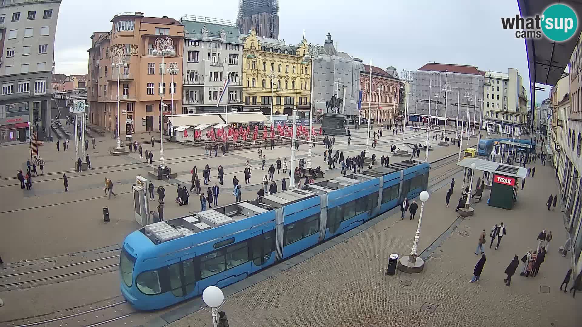 Zagreb live cam Bana Jelačića