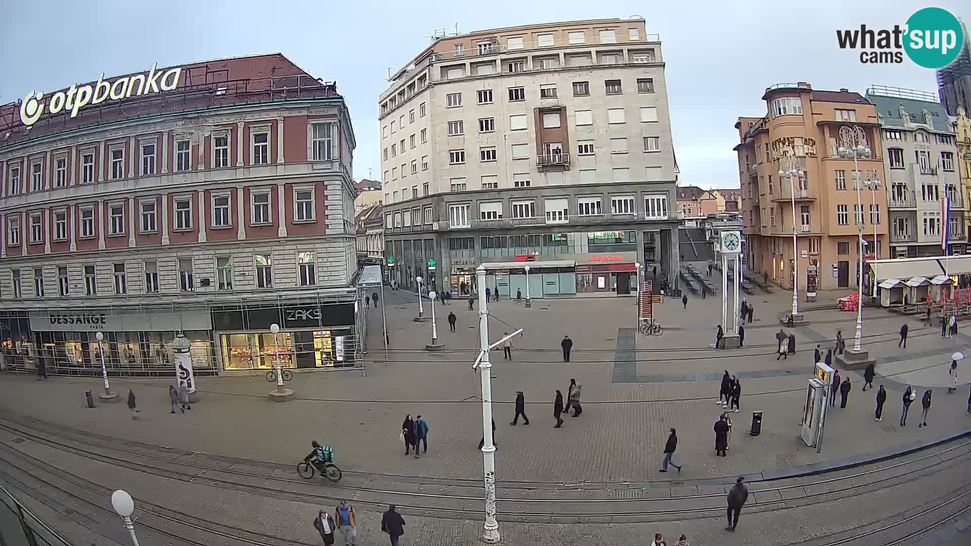 Webcam Zagabria Ban Jelacic piazza | Croazia