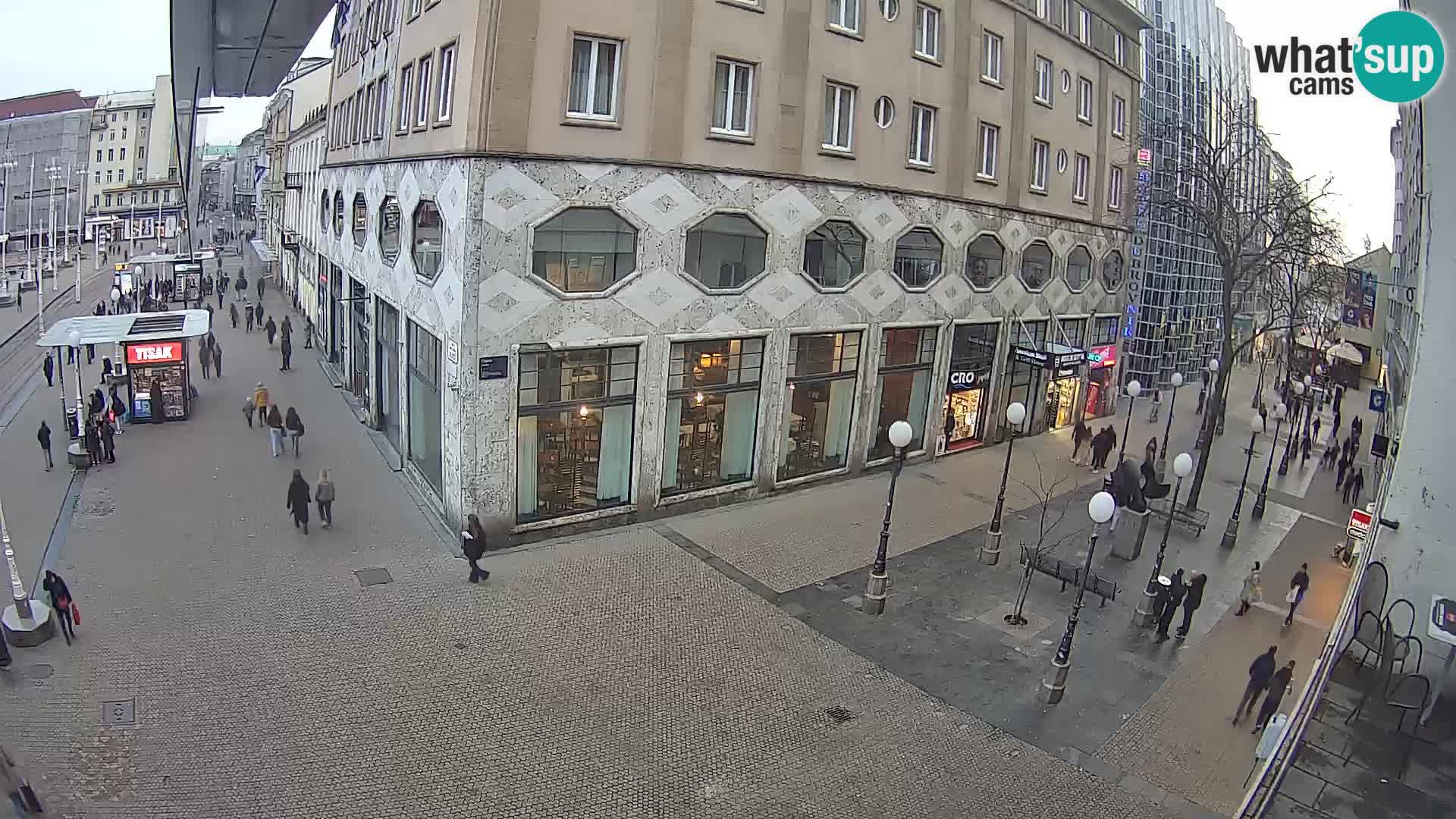 Webcam Zagreb Bana Jelačića square | Croatia
