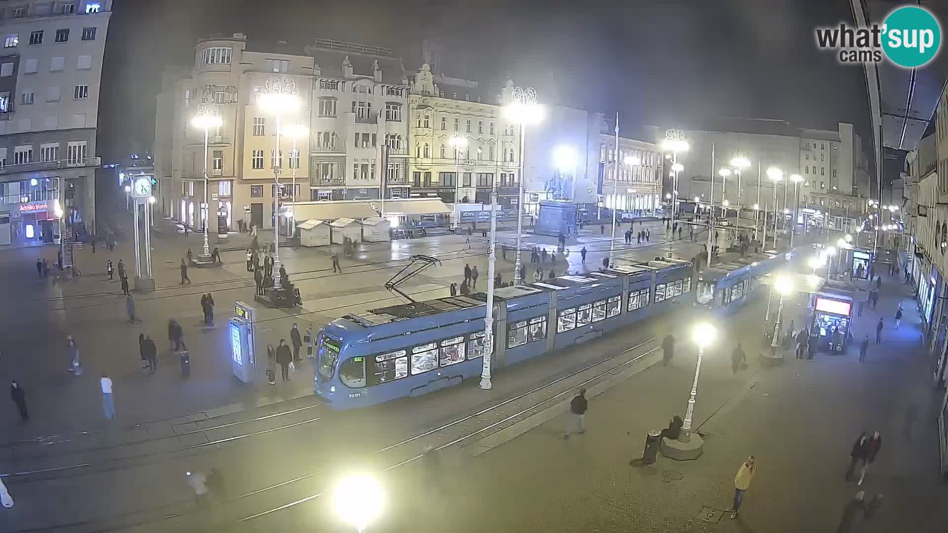 Live Cam Zagreb Ban Jelačić place | Croatie