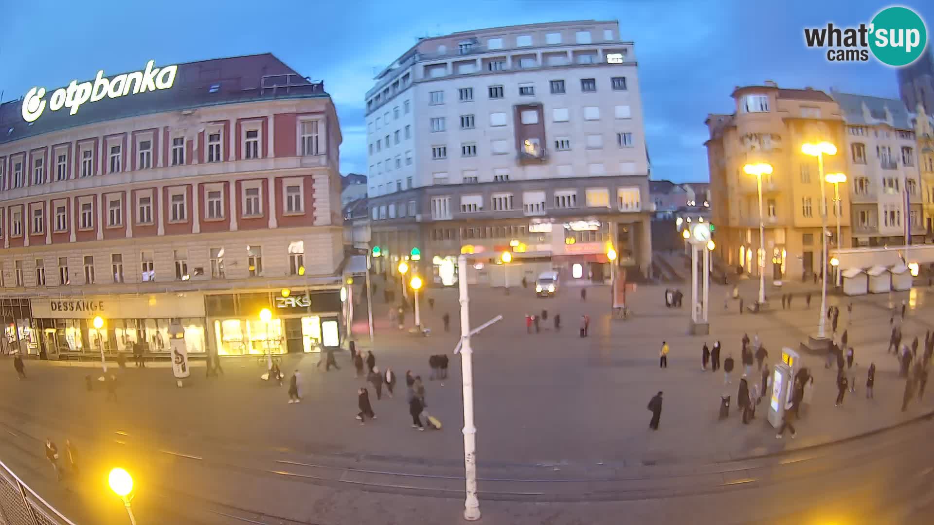 Spletna kamera Zagreb Ban Jelačić