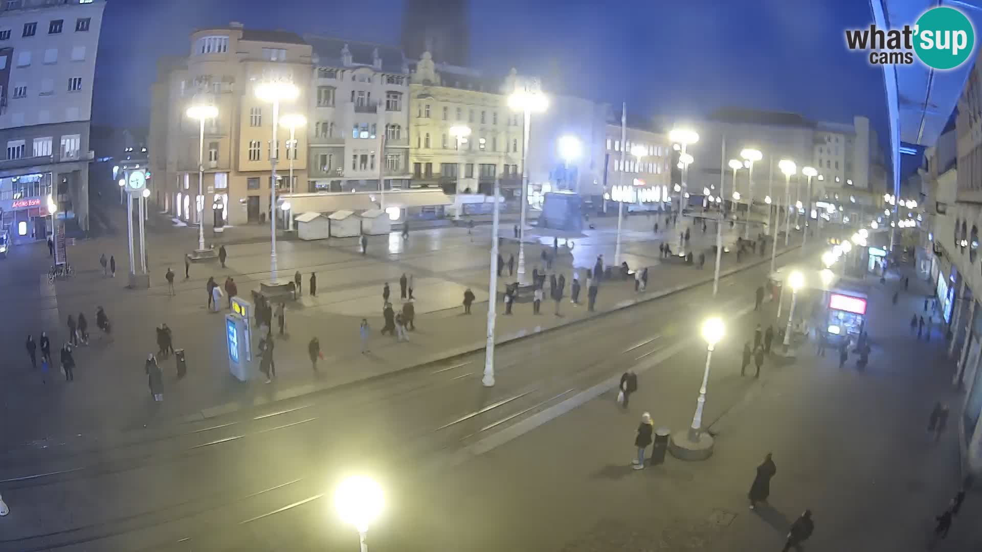 Live Cam Zagreb Ban Jelačić place | Croatie