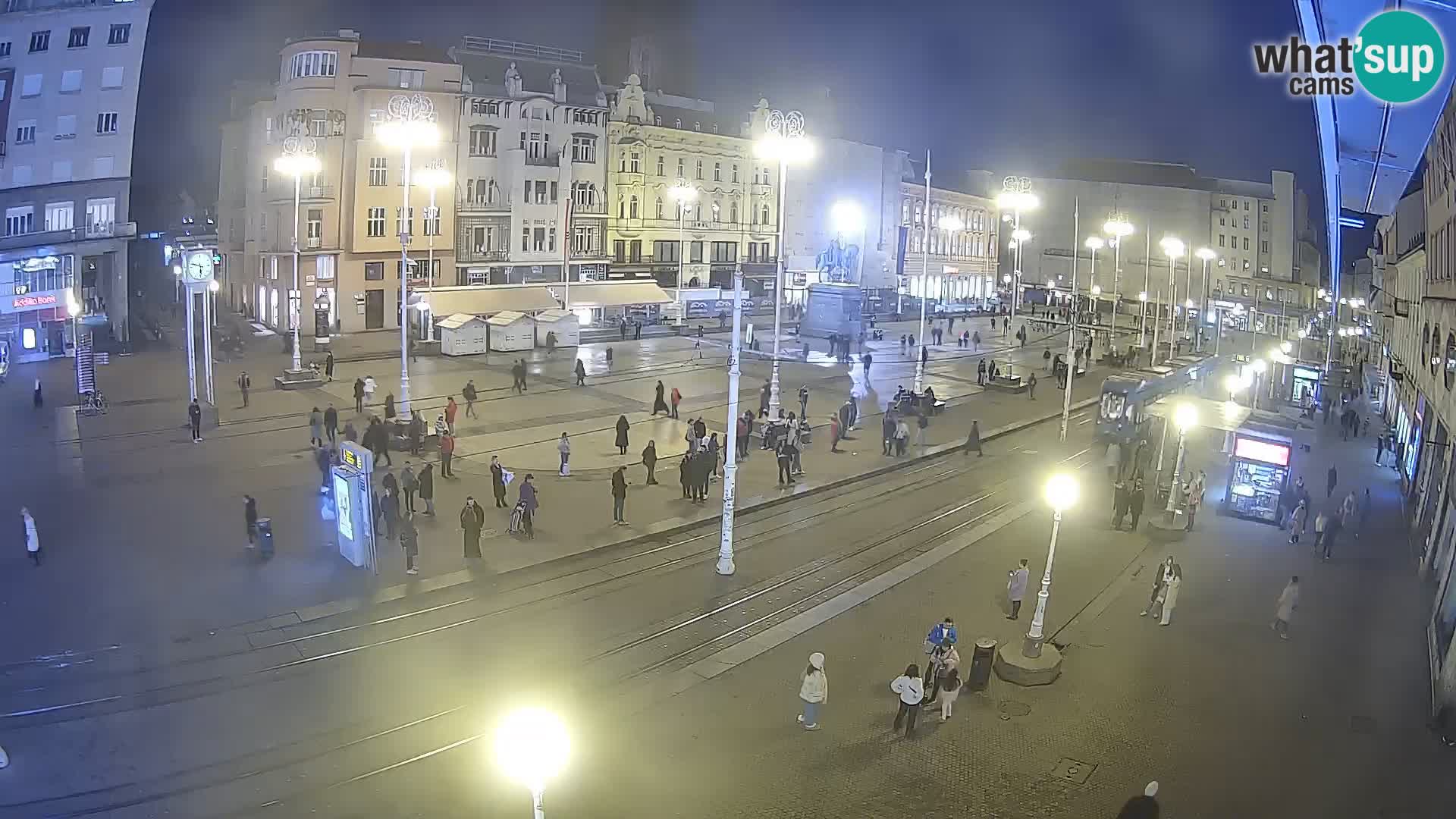 Zagreb live cam Bana Jelačića