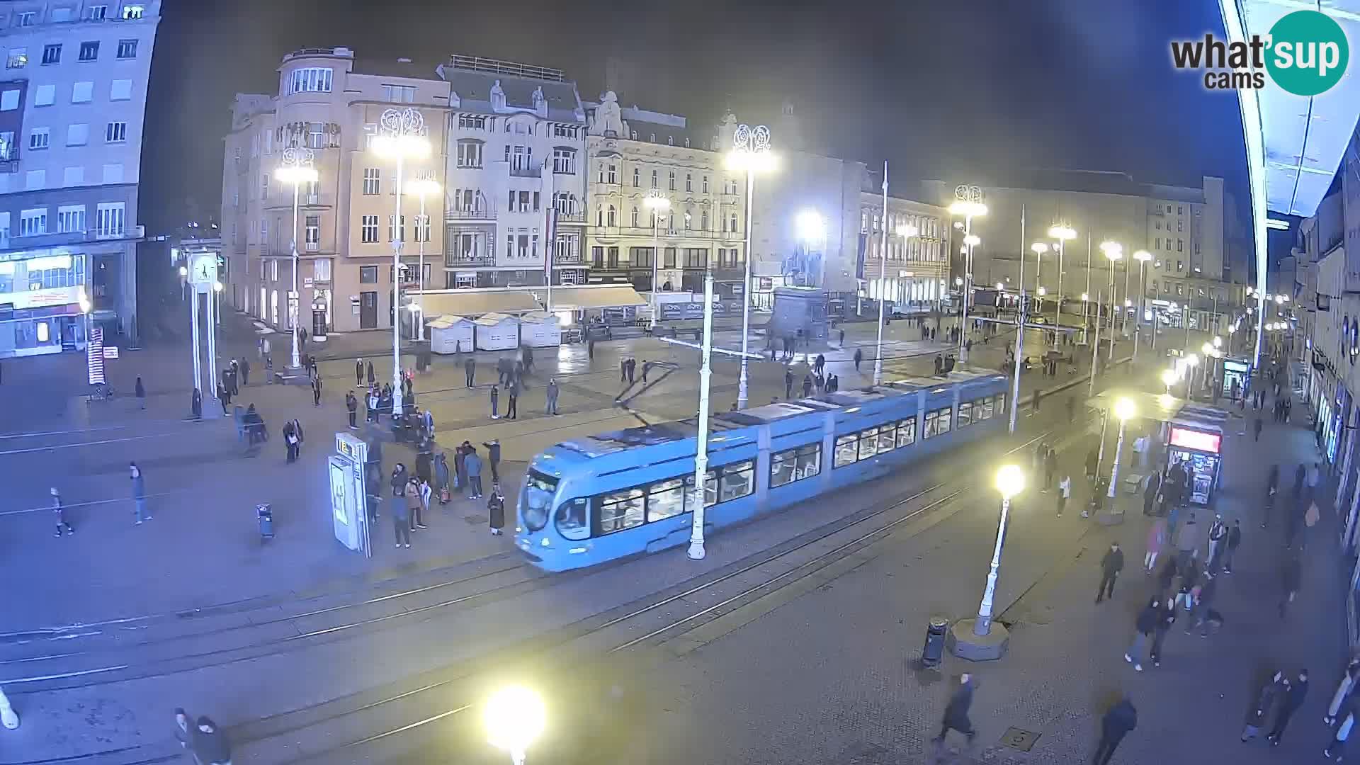 Webcam Zagreb Bana Jelačića square | Croatia