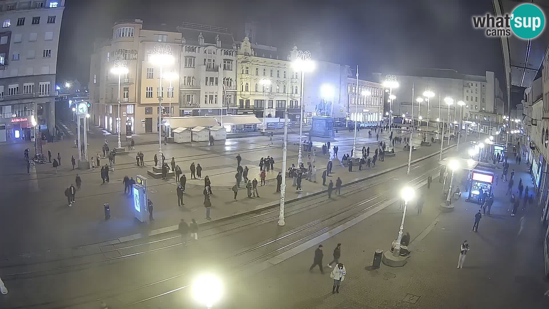 Webcam Zagabria Ban Jelacic piazza | Croazia