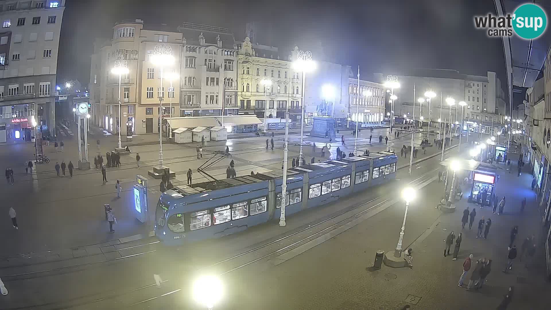 Webcam Zagabria Ban Jelacic piazza | Croazia