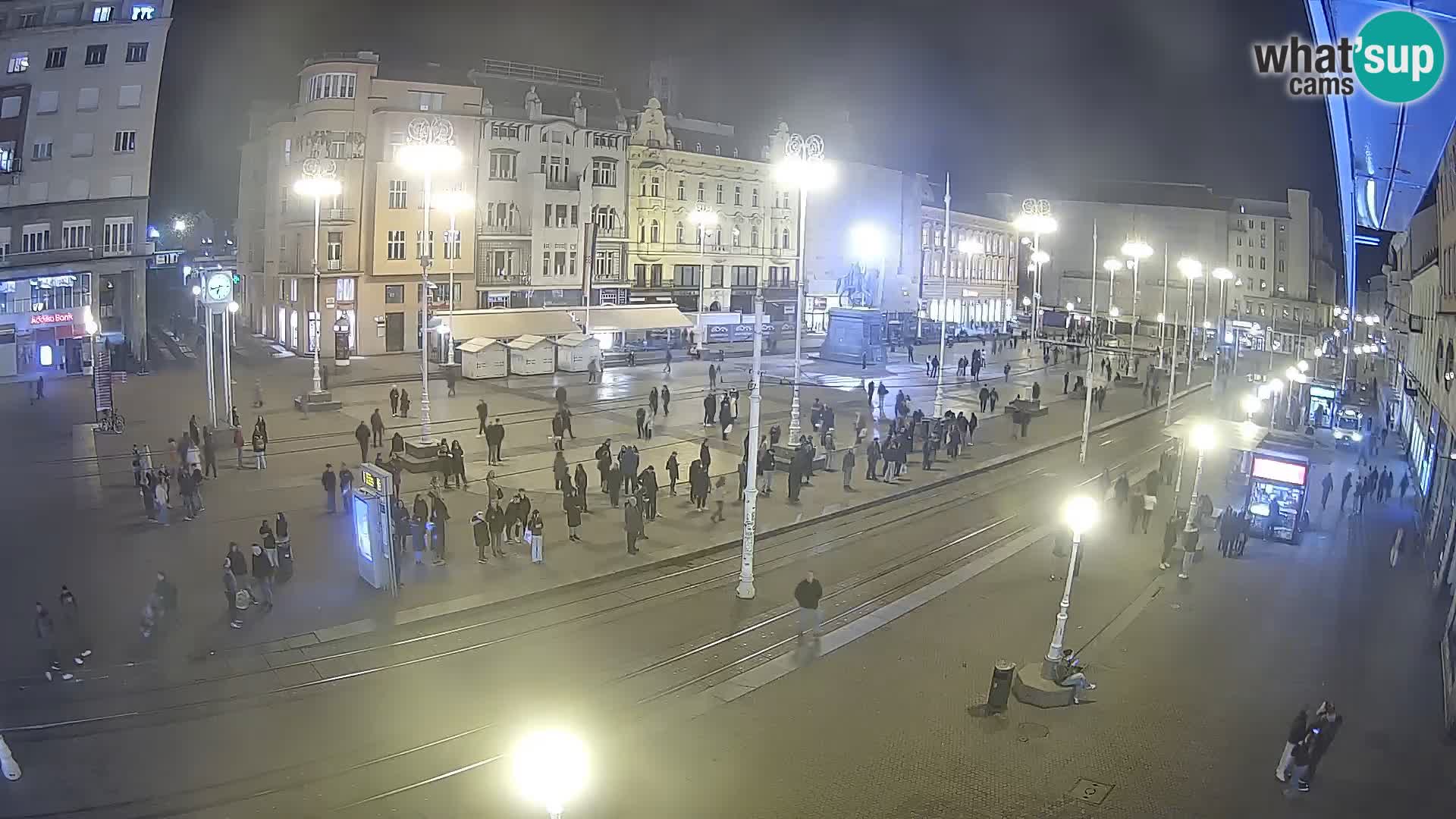 Webcam Zagabria Ban Jelacic piazza | Croazia