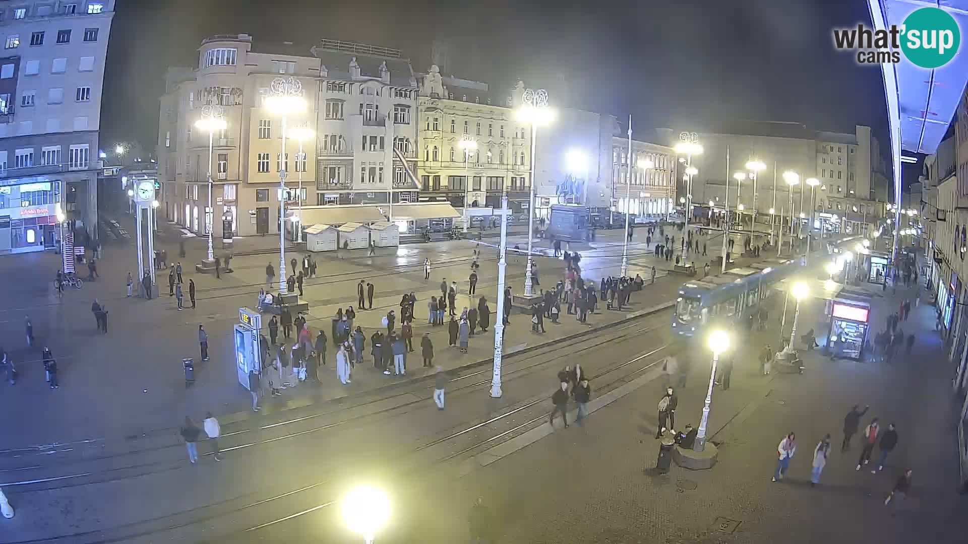 Zagreb live cam Bana Jelačića
