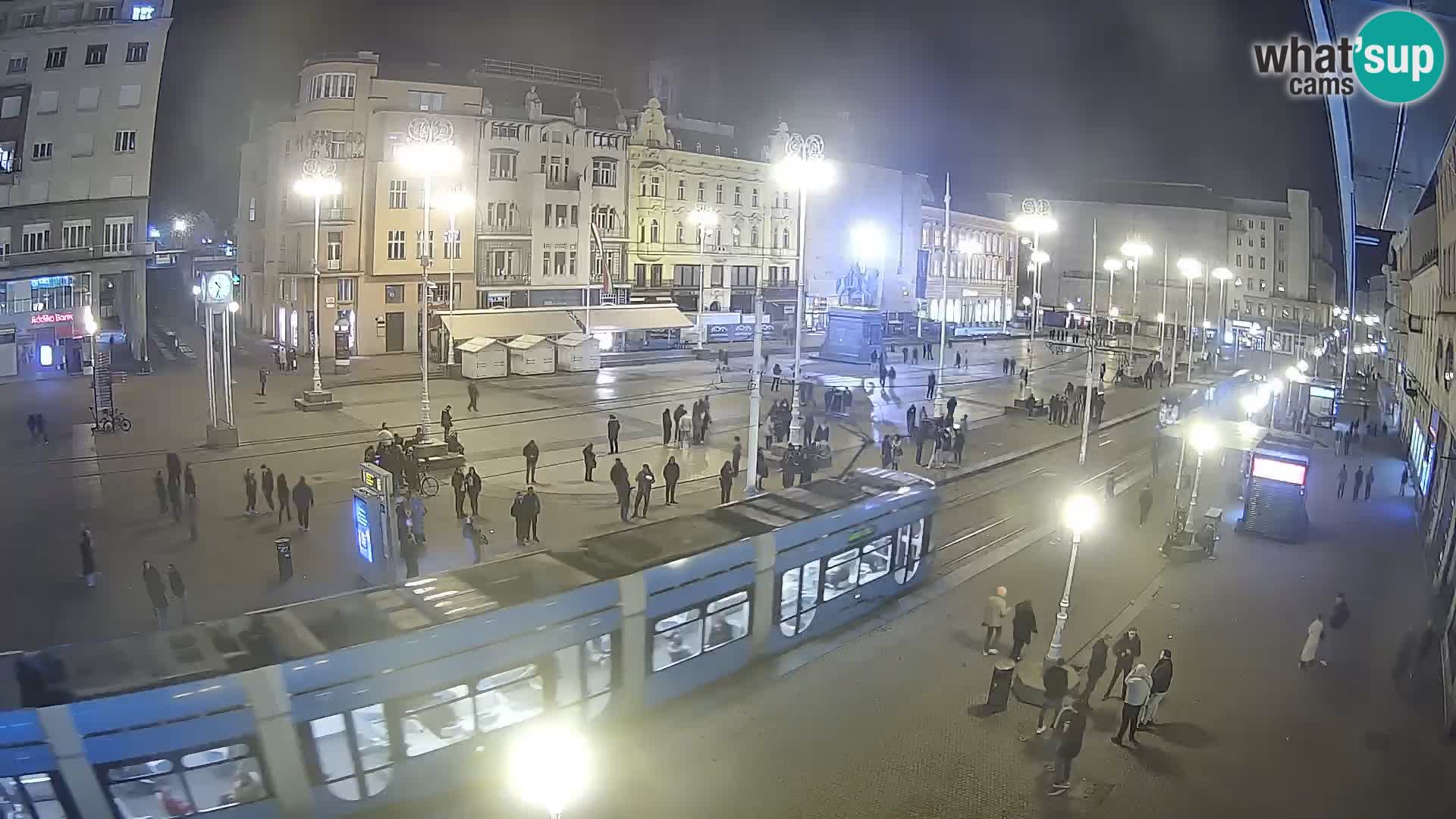 Live Cam Zagreb Ban Jelačić place | Croatie