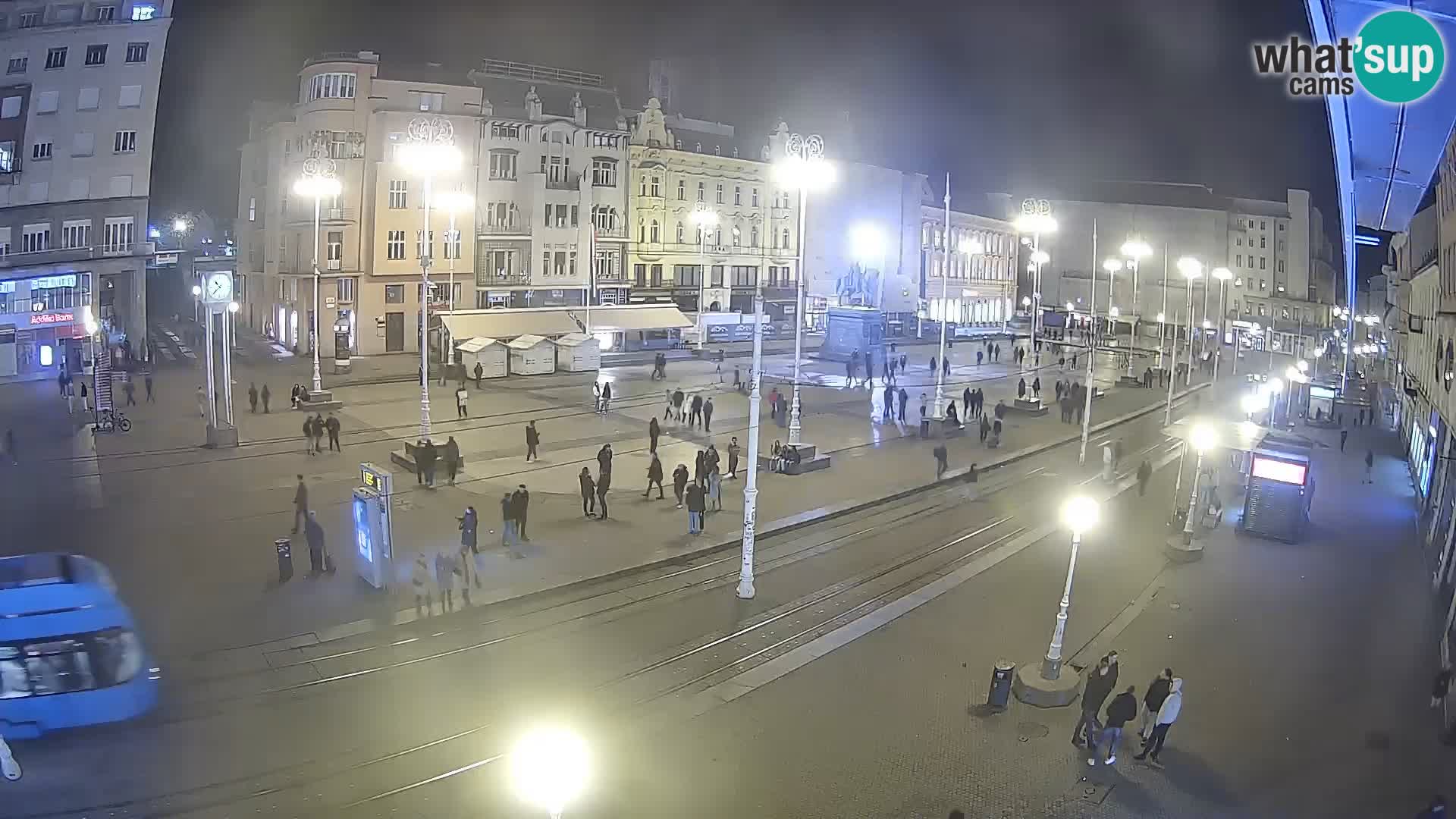 Zagreb live cam Bana Jelačića