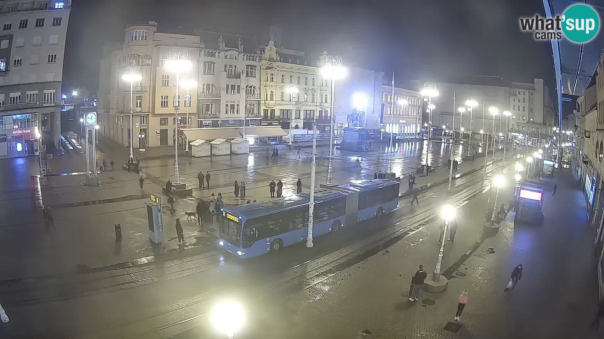 Webcam Zagreb Bana Jelačića square | Croatia