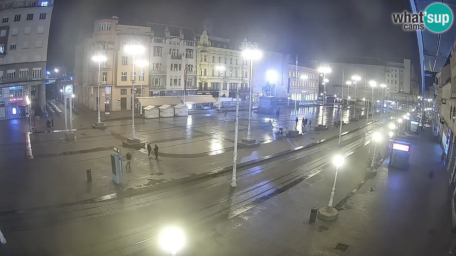Live Cam Zagreb Ban Jelačić place | Croatie