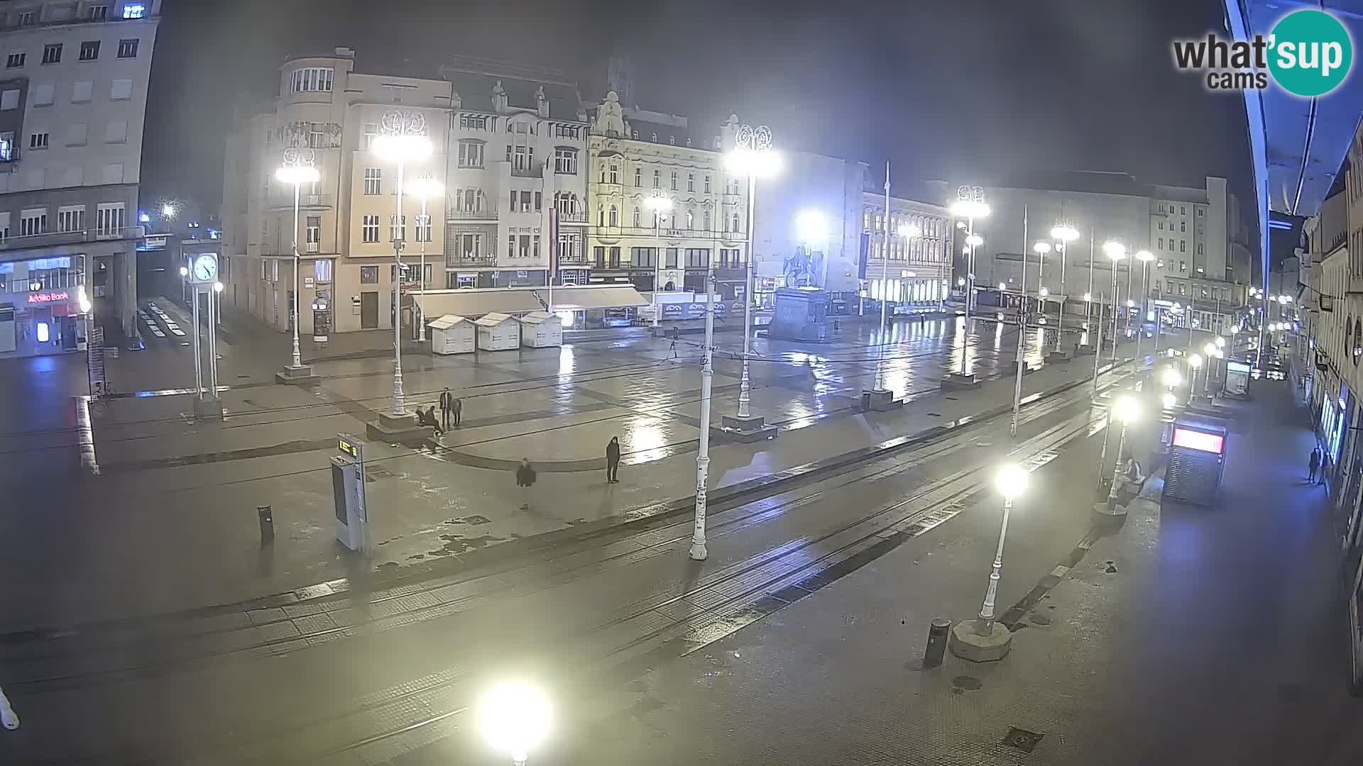 Zagreb webcam Ban Jelacica Platz | Kroatien
