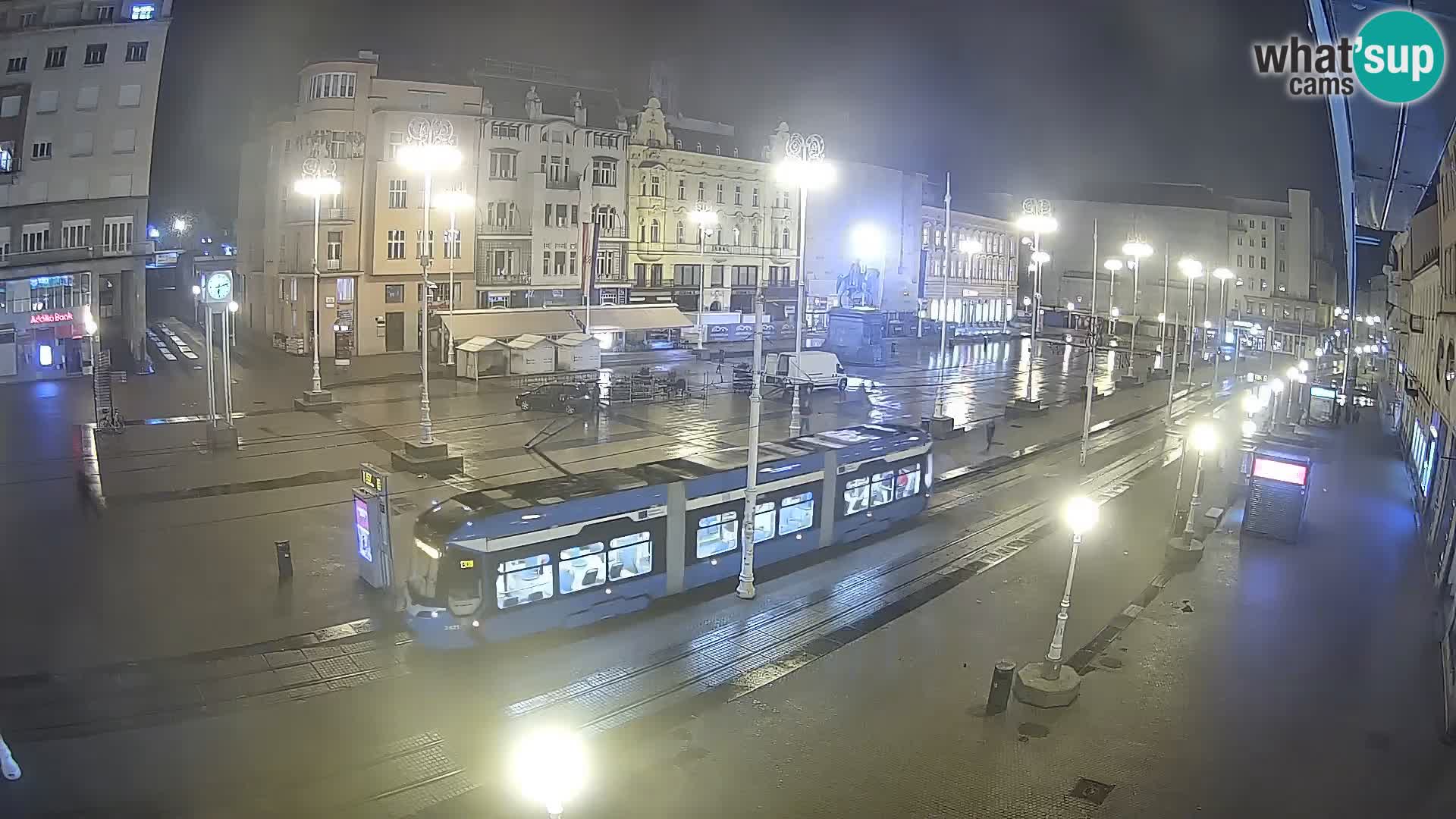 Zagreb webcam Ban Jelacica Platz | Kroatien