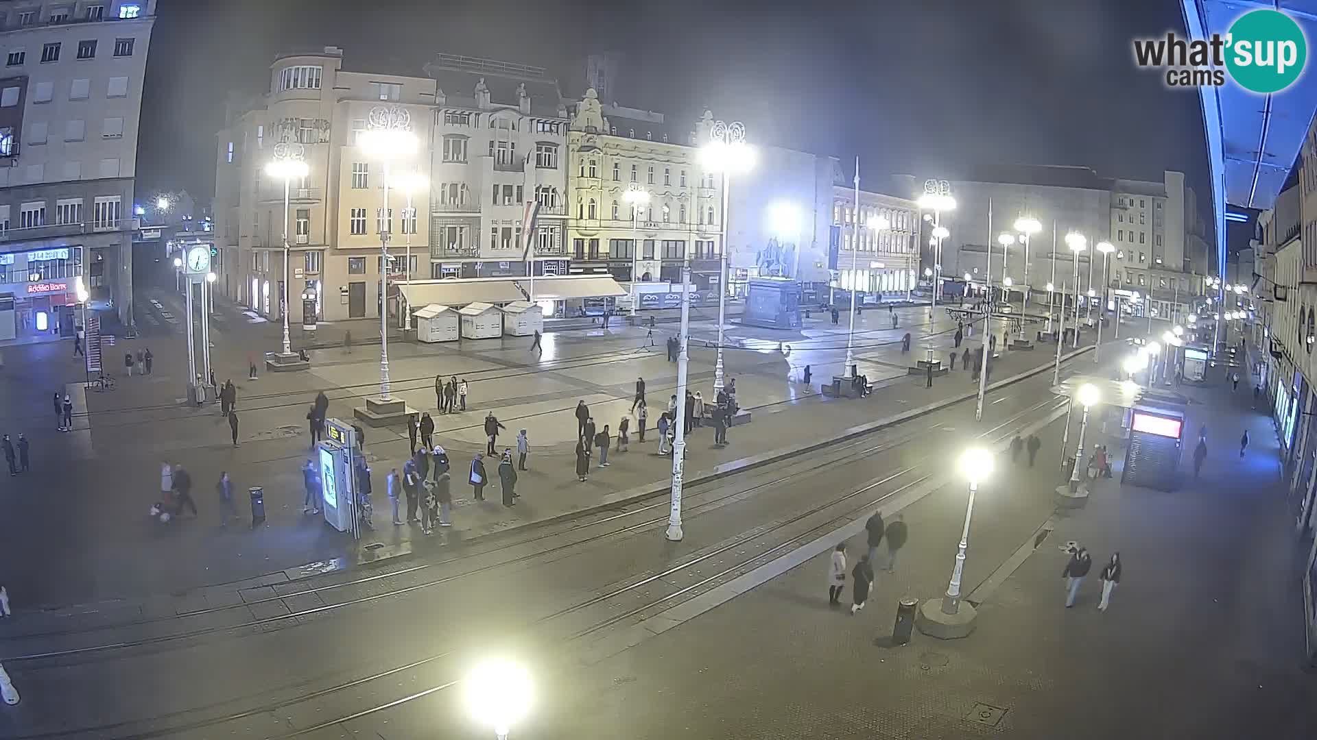Zagreb live cam Bana Jelačića