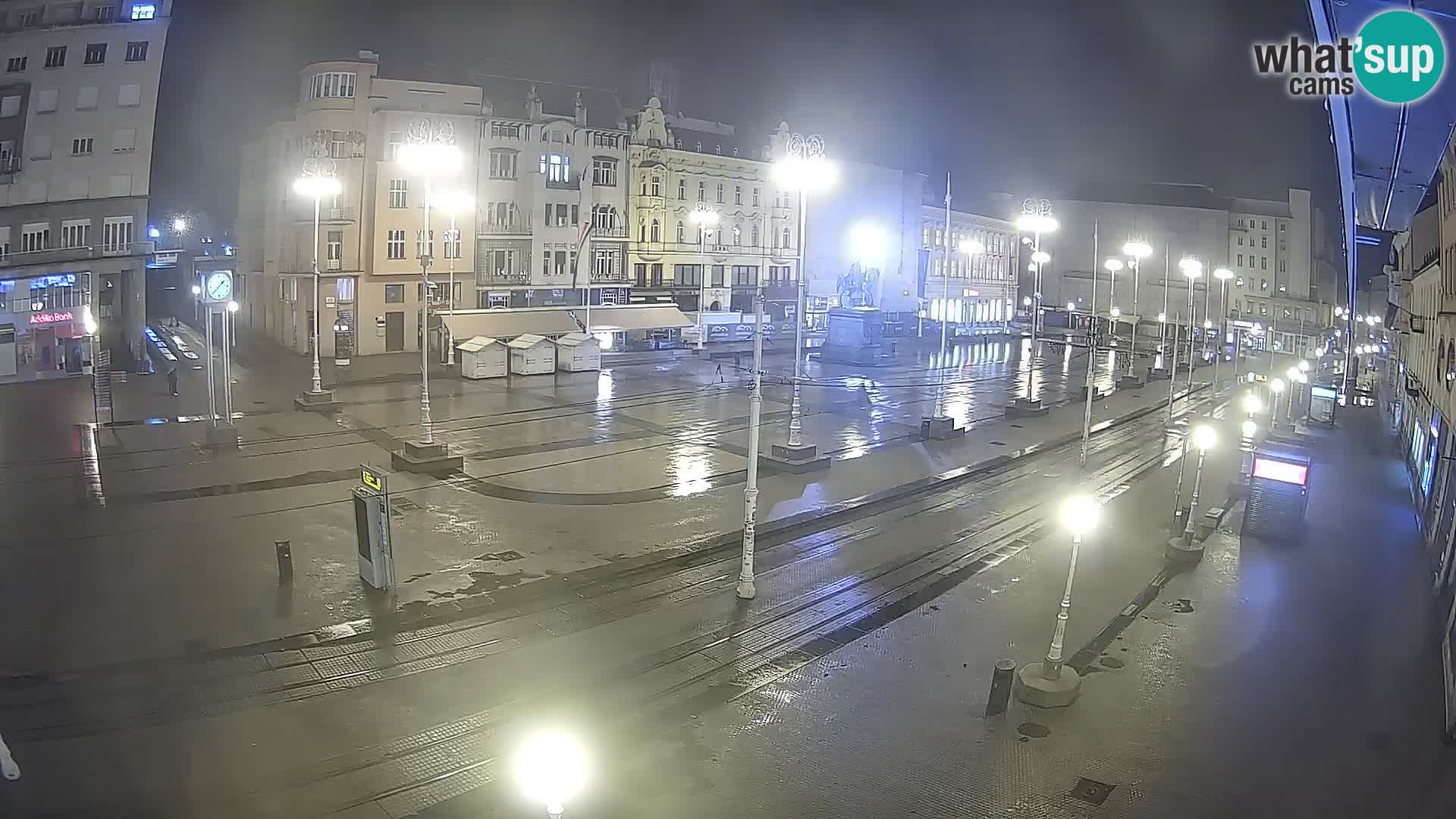 Live Cam Zagreb Ban Jelačić place | Croatie