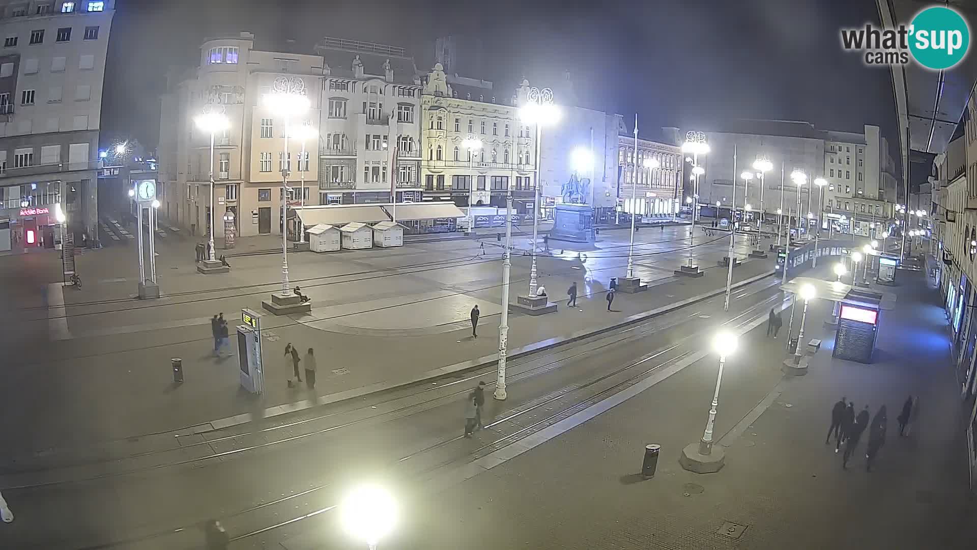 Webcam Zagreb Bana Jelačića square | Croatia