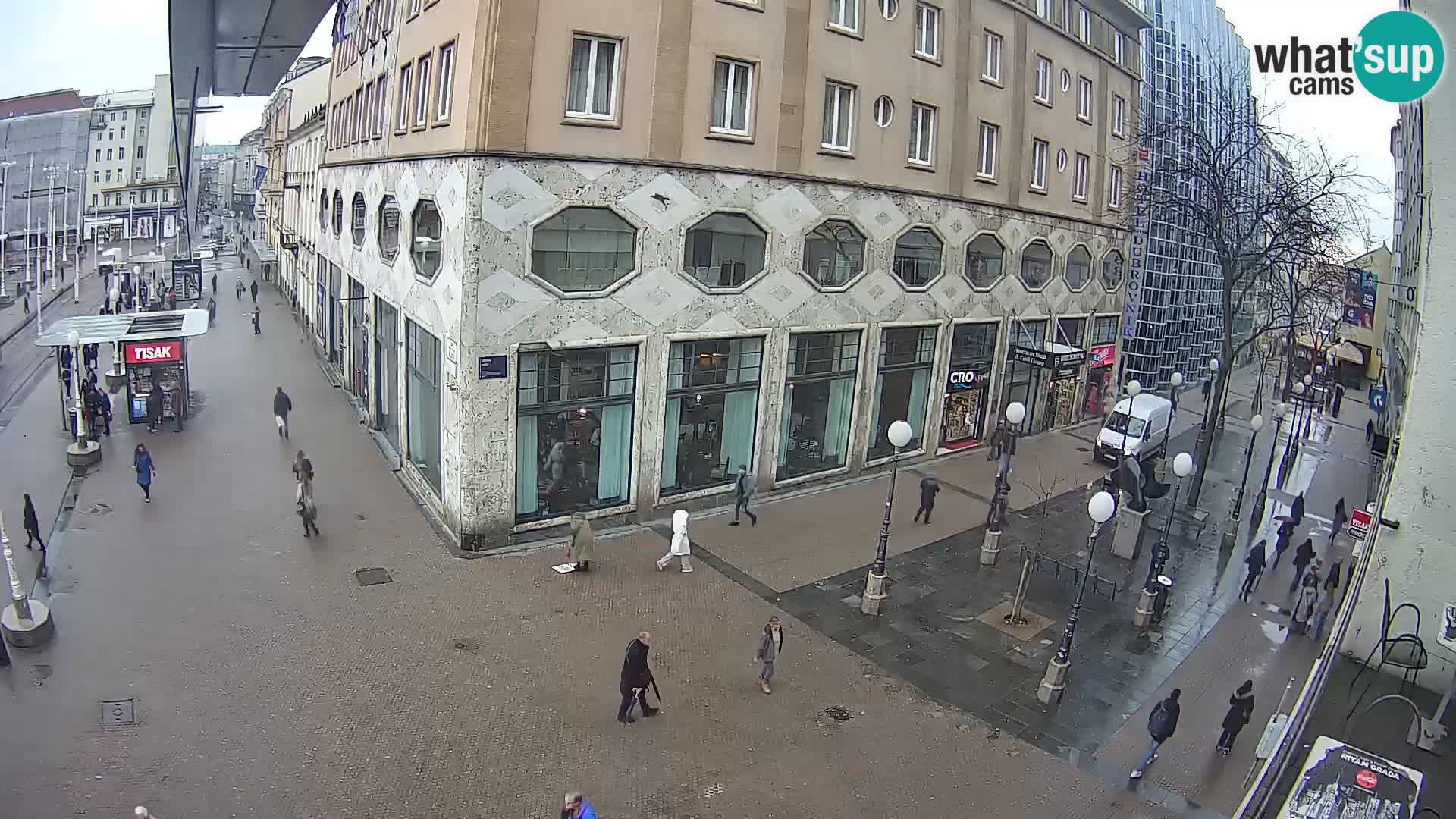 Zagreb webcam Ban Jelacica Platz | Kroatien