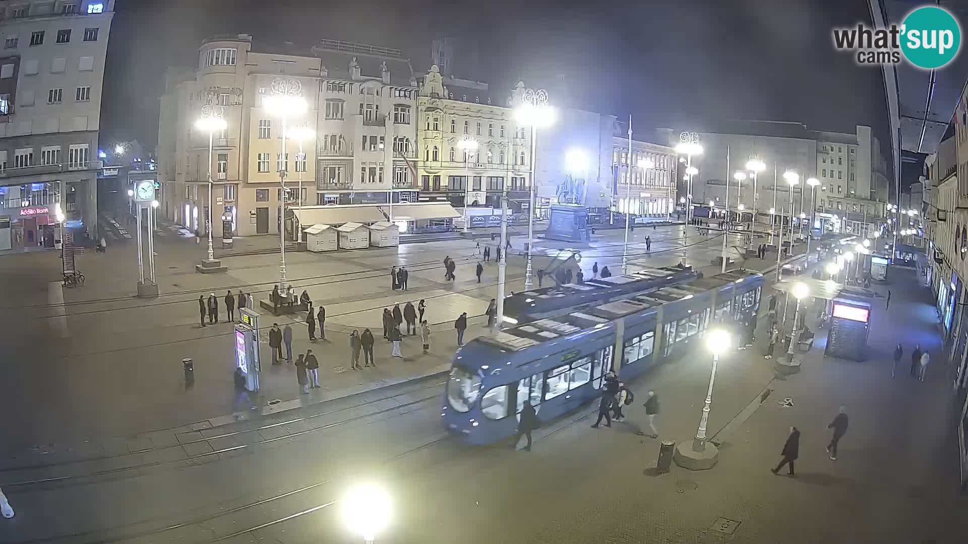 Live Cam Zagreb Ban Jelačić place | Croatie