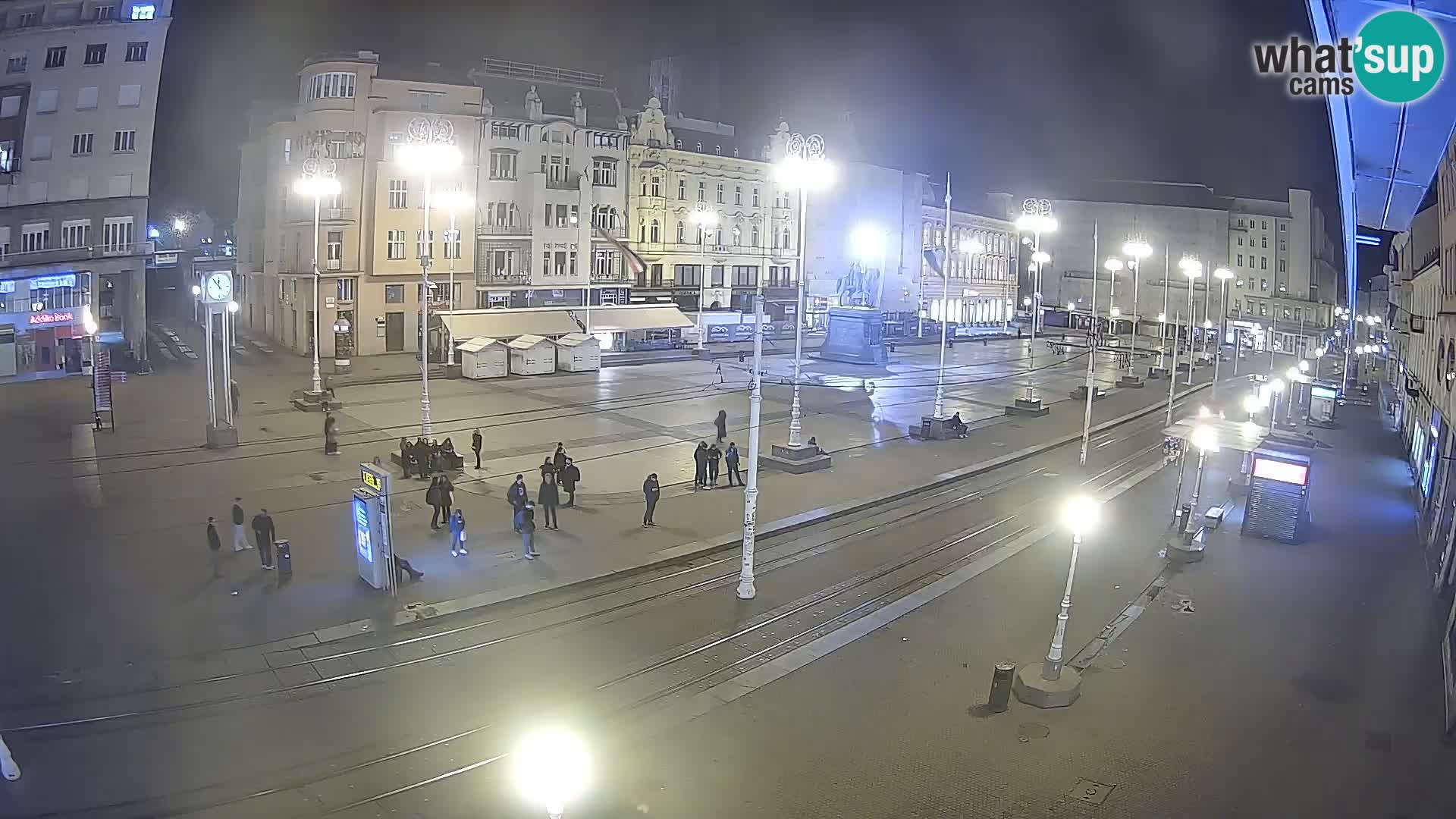 Webcam Zagreb Bana Jelačića square | Croatia