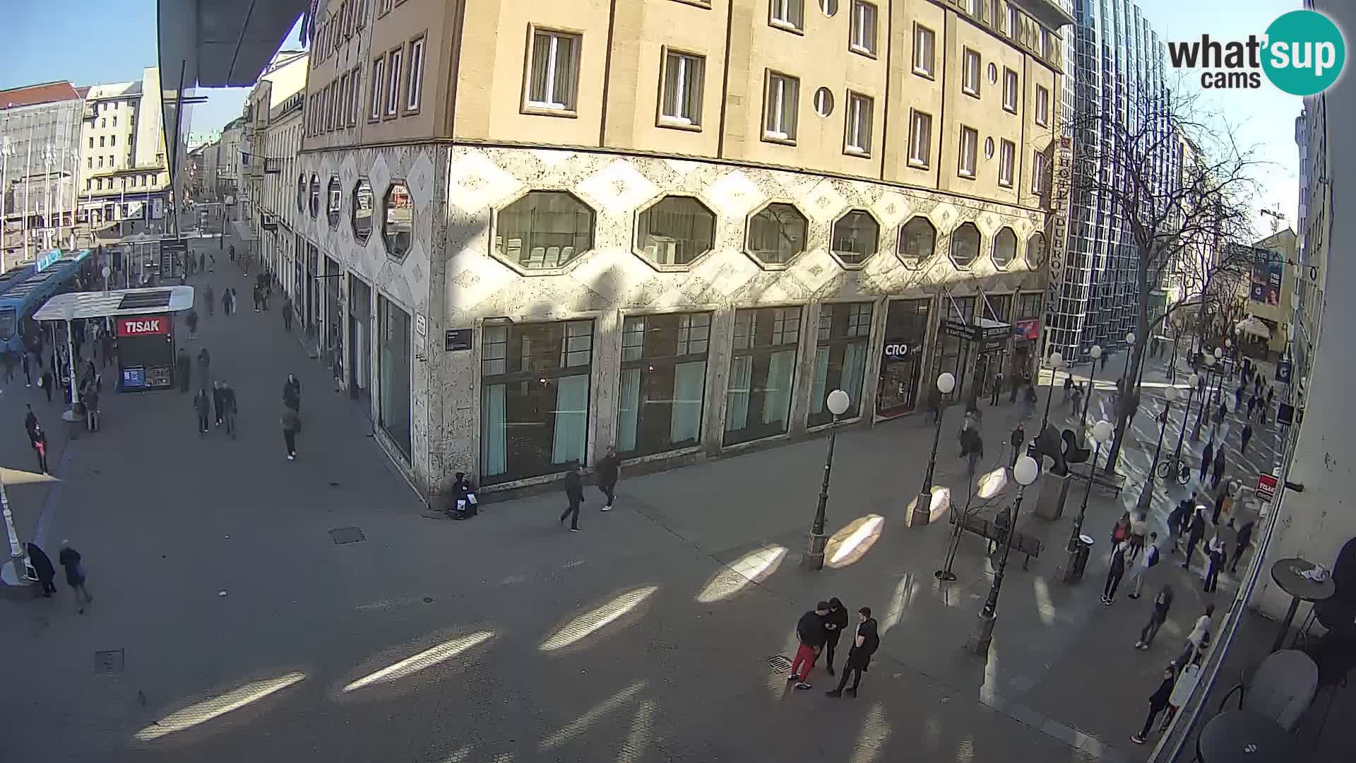 Webcam Zagreb Bana Jelačića square | Croatia