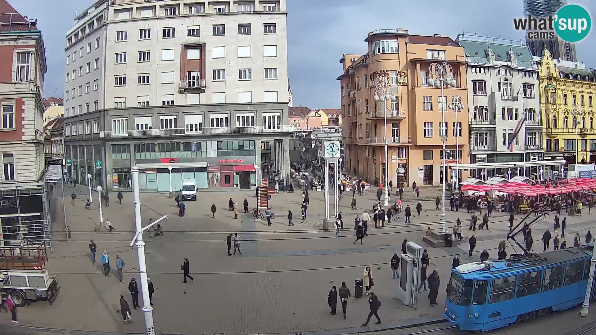 Spletna kamera Zagreb Ban Jelačić
