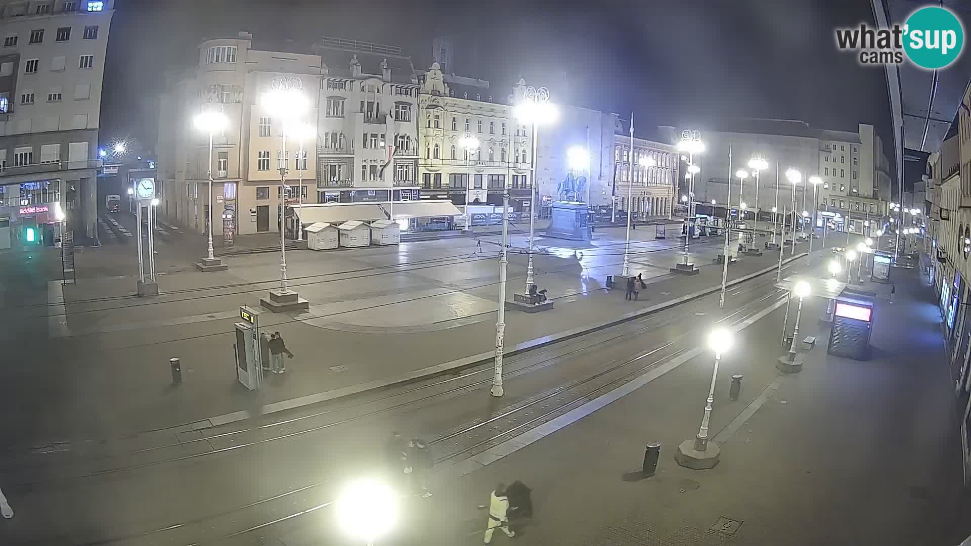 Webcam Zagabria Ban Jelacic piazza | Croazia