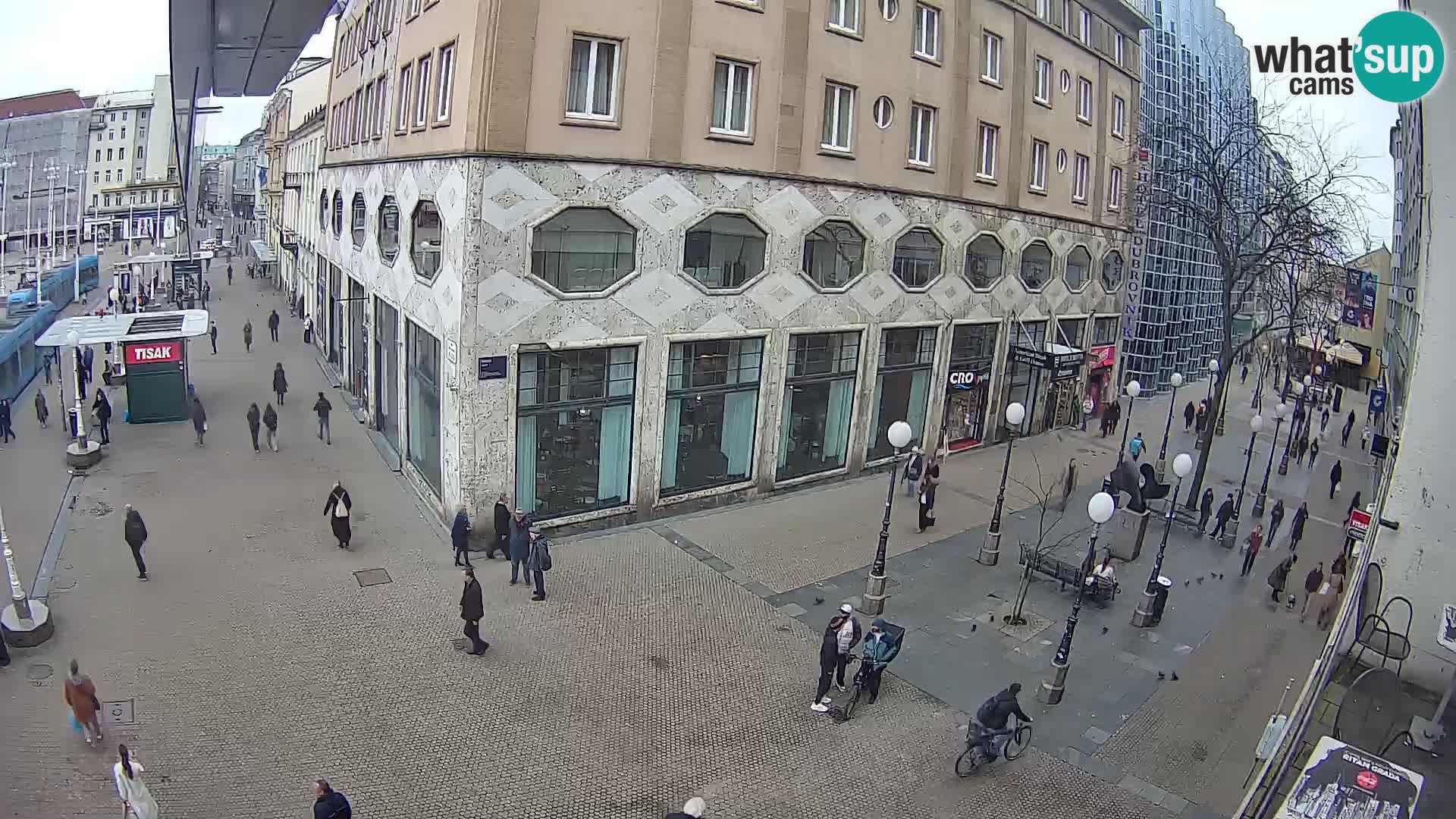 Zagreb live cam Bana Jelačića