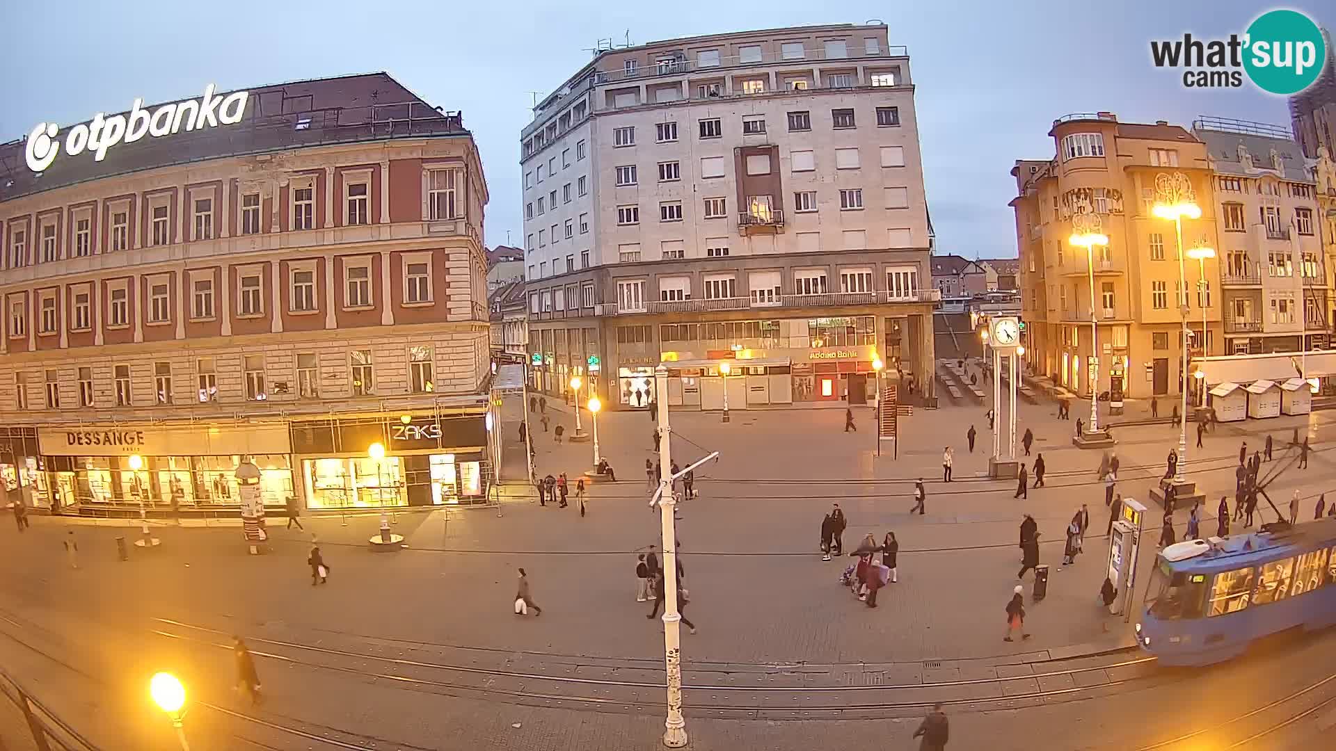 Webcam Zagabria Ban Jelacic piazza | Croazia