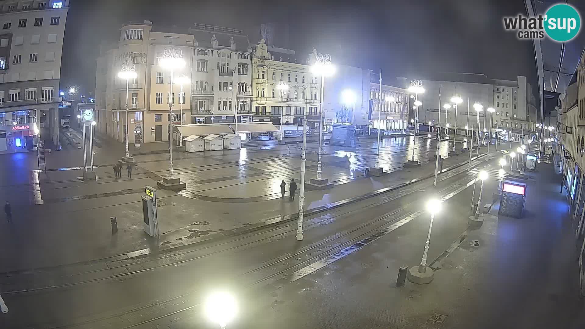 Webcam Zagreb Bana Jelačića square | Croatia