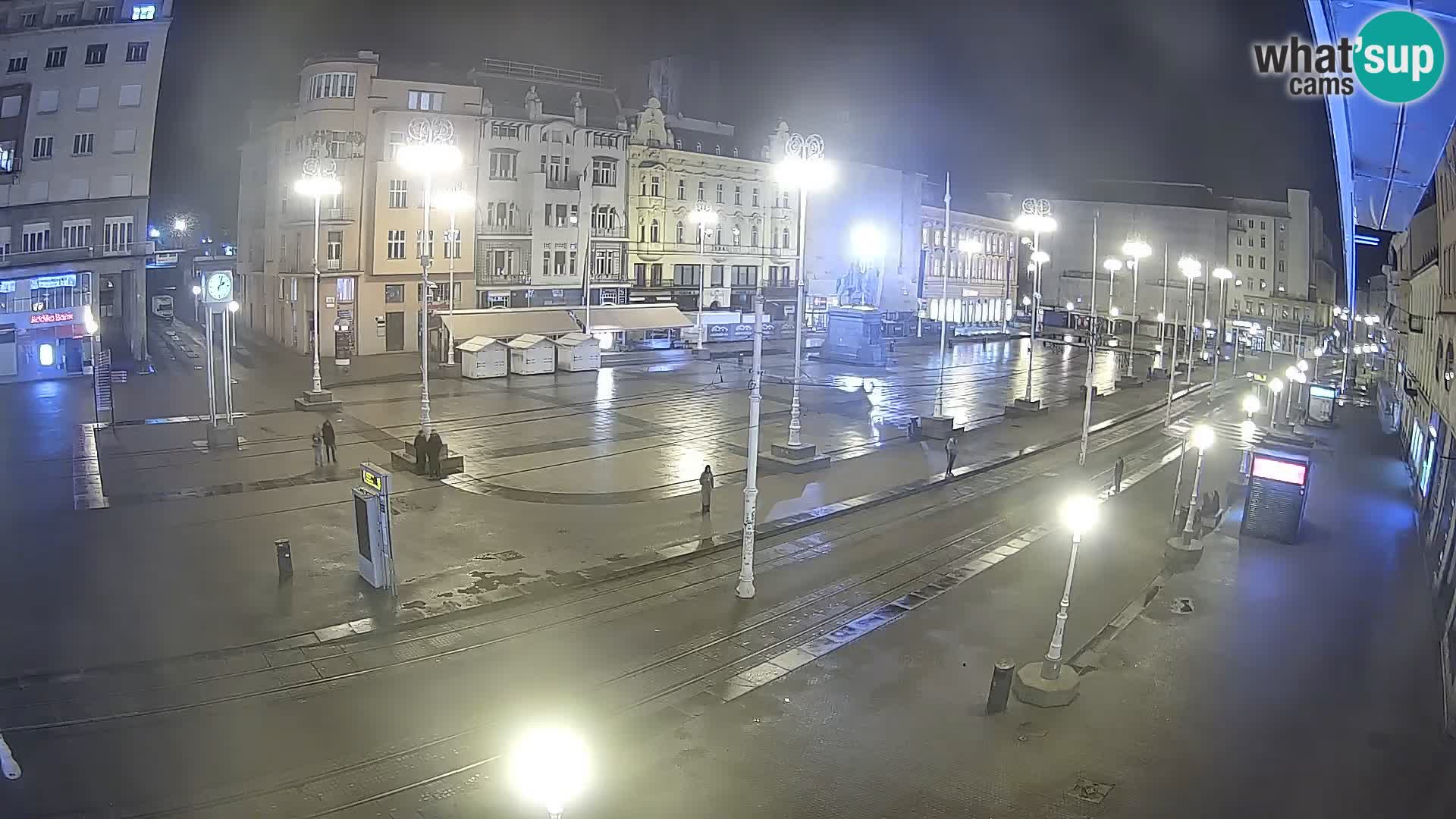 Webcam Zagreb Bana Jelačića square | Croatia