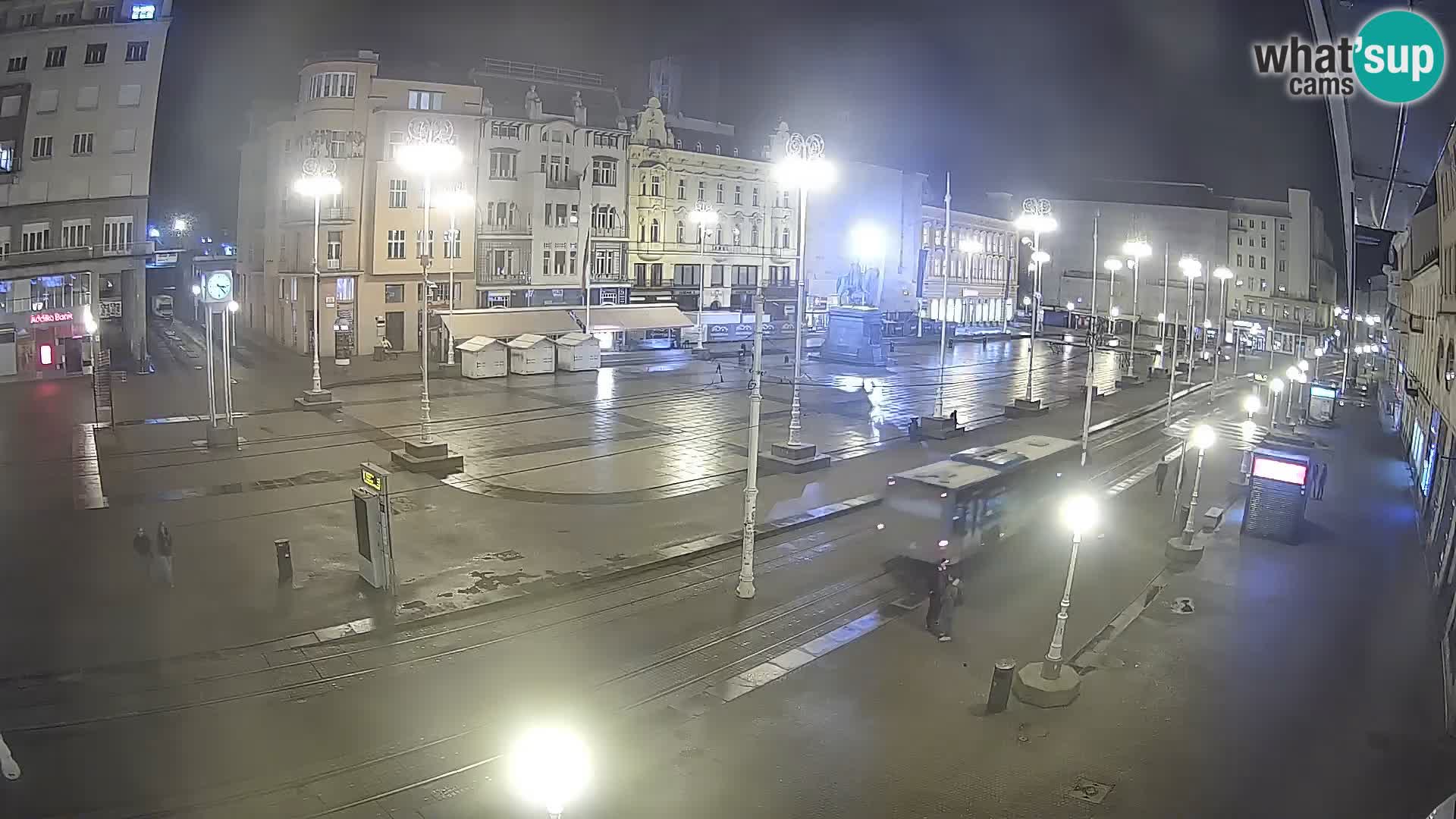 Webcam Zagreb Bana Jelačića square | Croatia