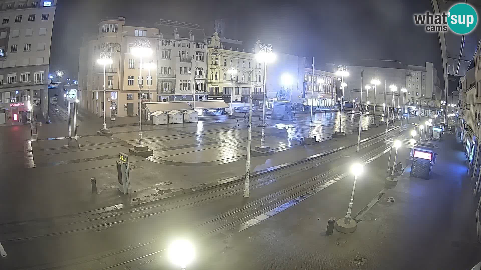 Zagreb webcam Ban Jelacica Platz | Kroatien