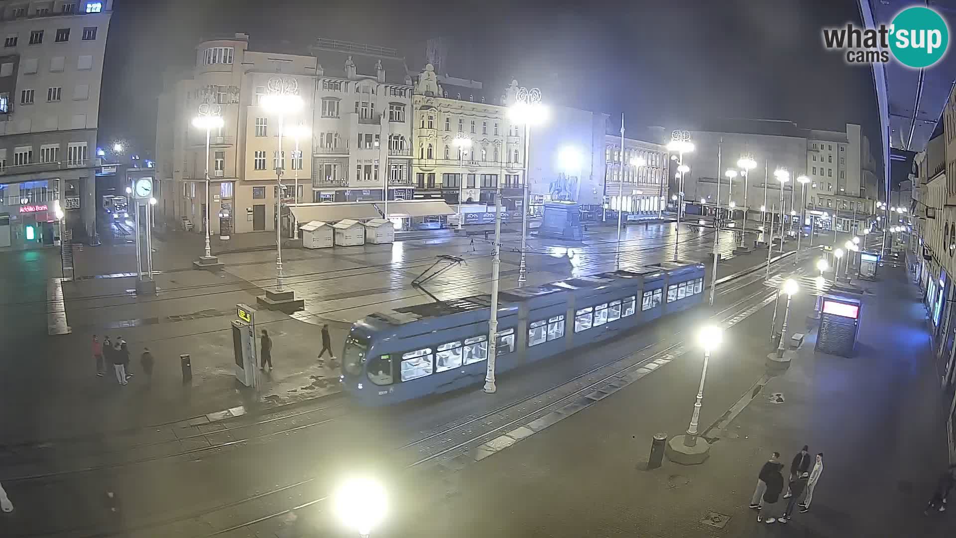 Webcam Zagreb Bana Jelačića square | Croatia