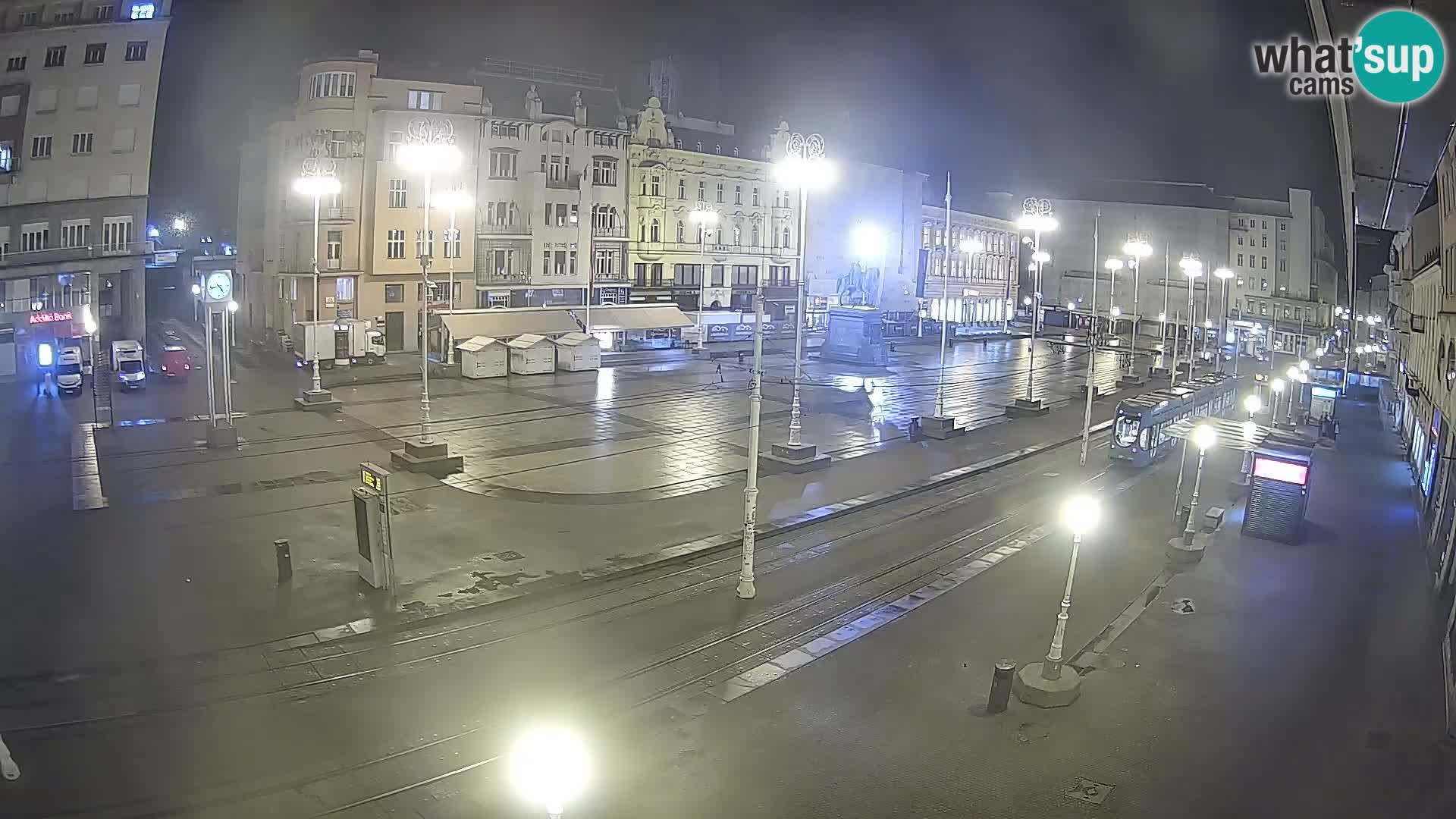 Webcam Zagreb Bana Jelačića square | Croatia