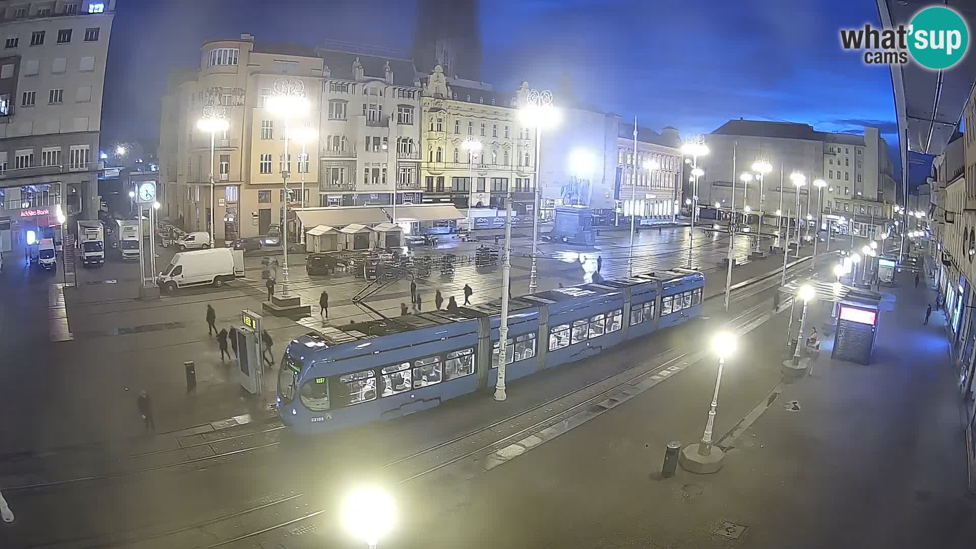 Zagreb live cam Bana Jelačića