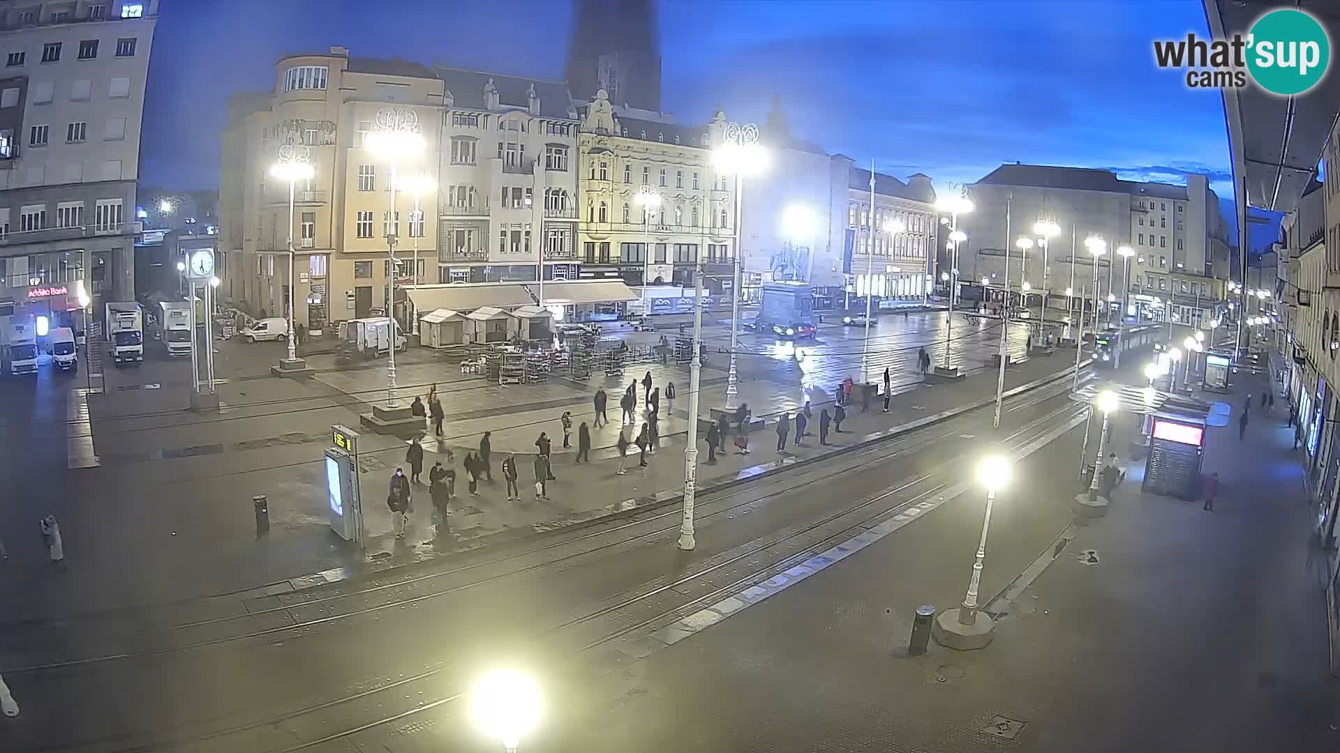 Zagreb live cam Bana Jelačića