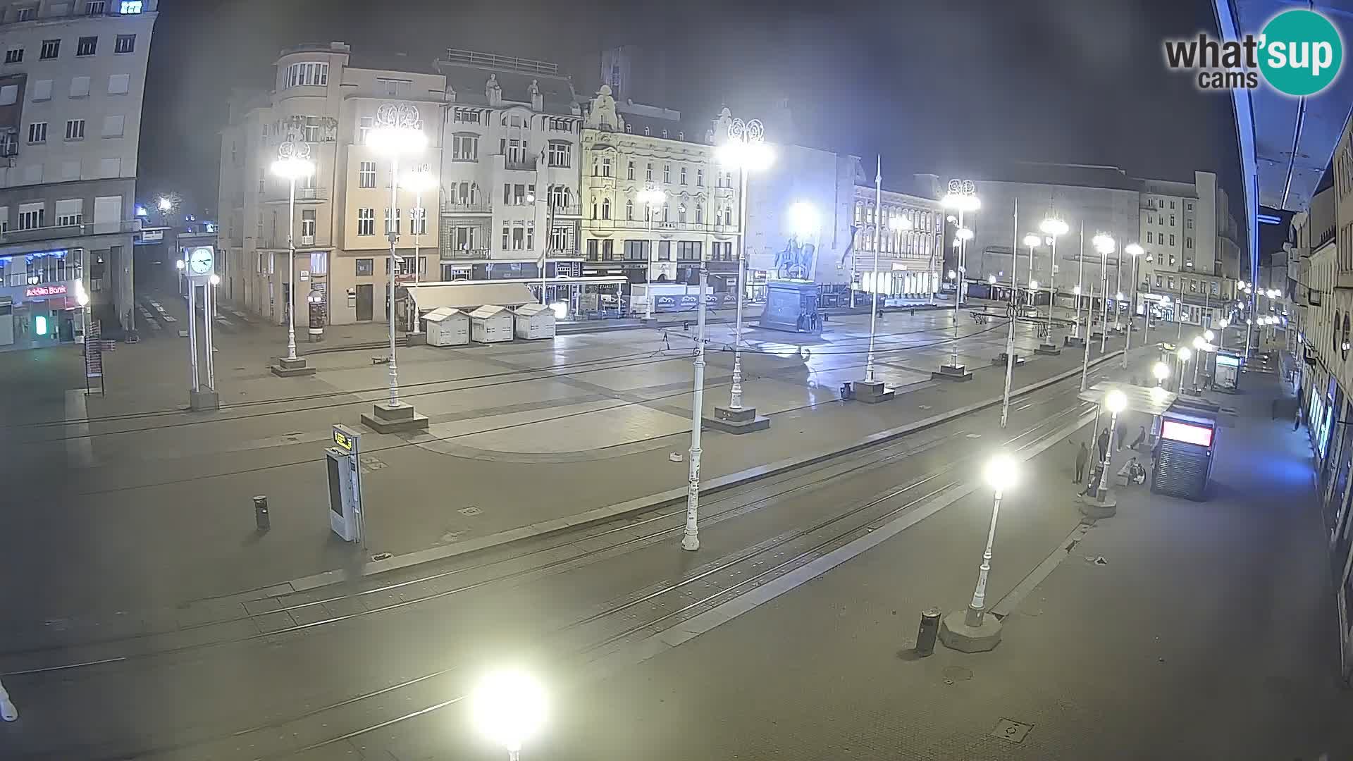 Webcam Zagreb Bana Jelačića square | Croatia