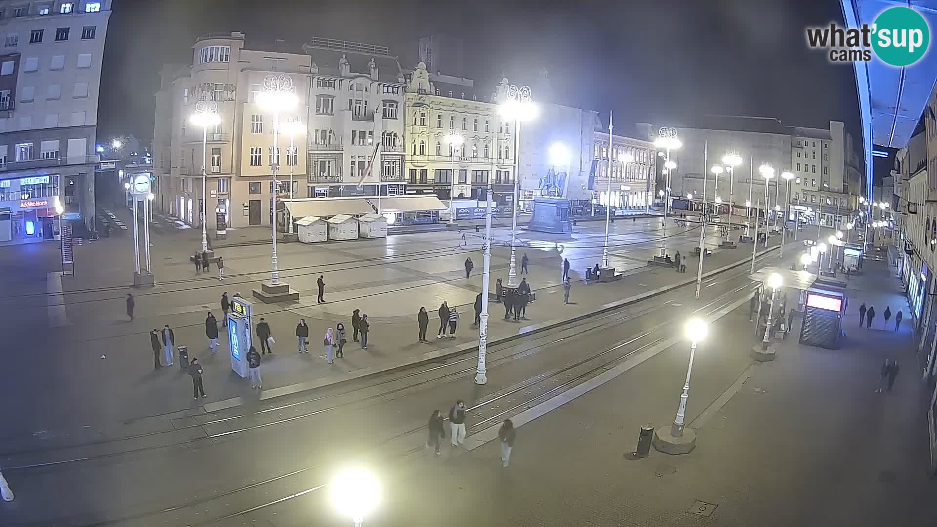Webcam Zagabria Ban Jelacic piazza | Croazia